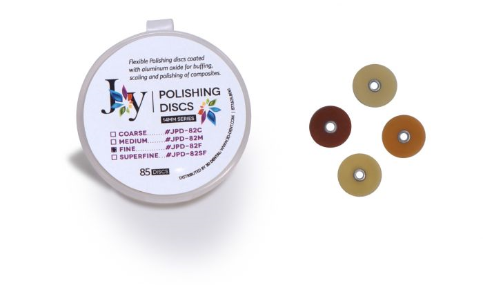 Joy Polishing discs 10mm Medium Jar of 85, JPD-81M product image