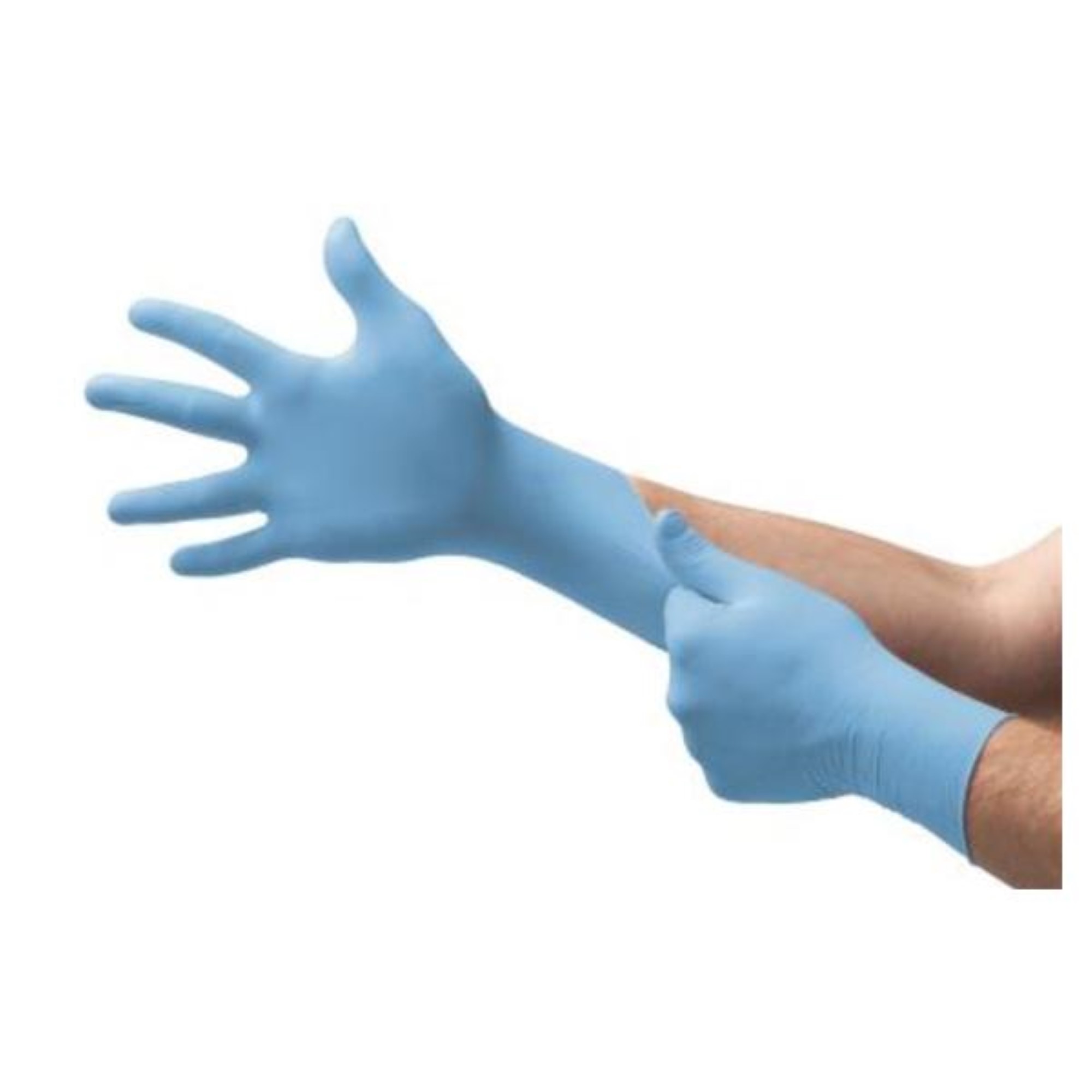 Aurelia Robust Nitrile Examination Gloves, Powder-Free, Medium, Blue, 100/Box product image