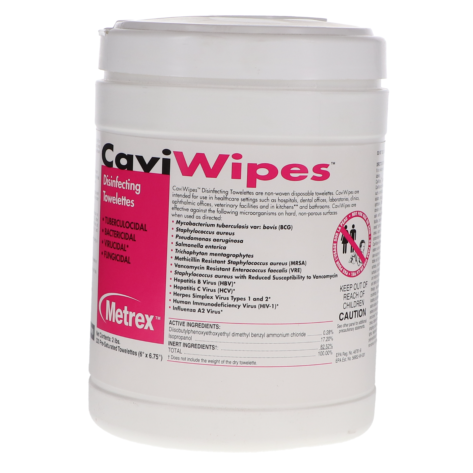 CaviWipes Large 220/Can product image