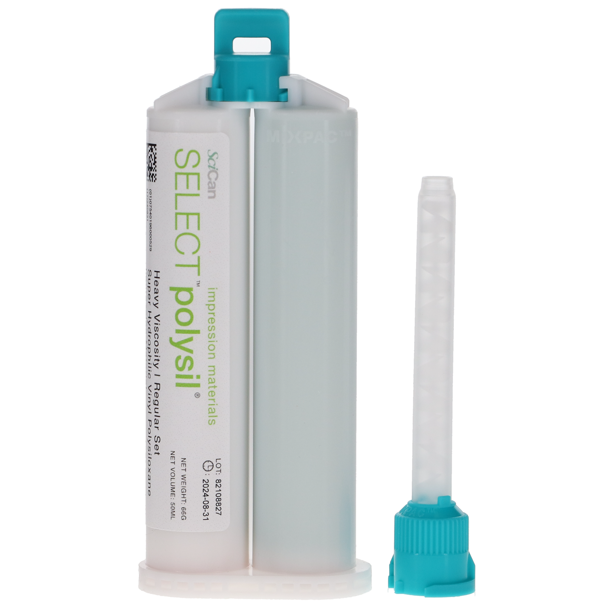 Polysil SH VPS, Heavy Body, Regular Set, 50 ml, Bright Green, 2/Pk, SH-103 product image