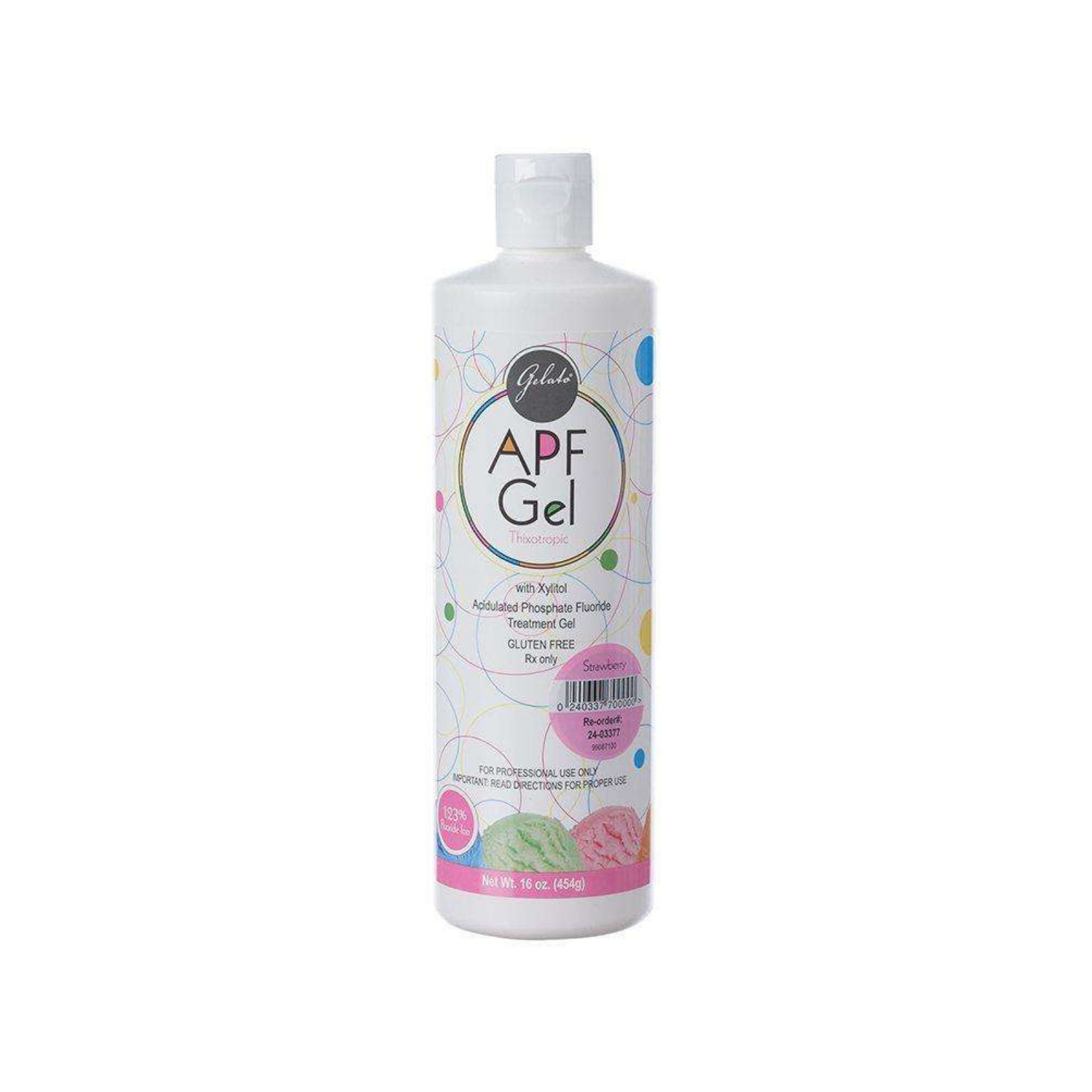 Gelato APF Gel, 16 oz. Bottle, Strawberry, 1/Pk product image