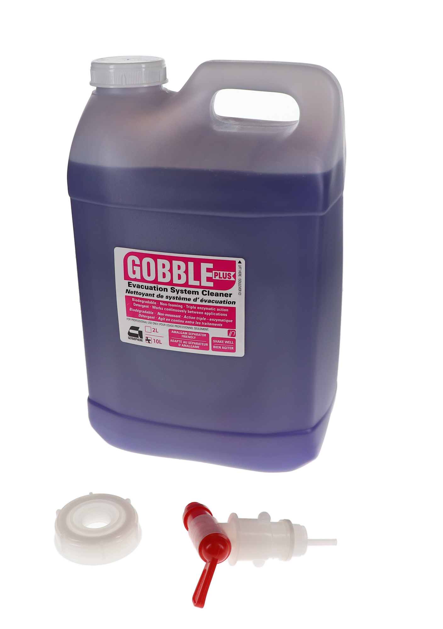 Gobble Plus Evacuation System Cleaner, Terra Pak, 10 L/Jug, 1/Pk, GOB-AS-TP thumbnail 4