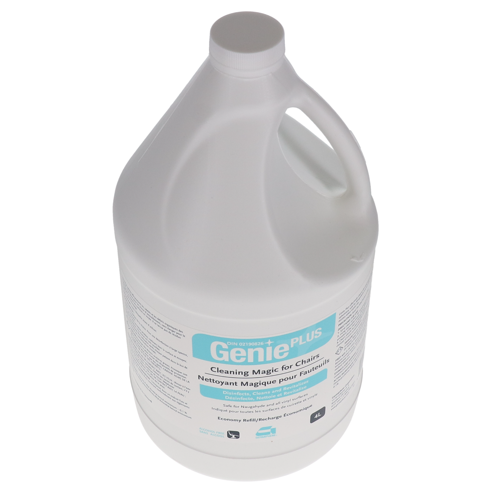 Genie Plus Chair Disinfectant and Cleaner, 4L, 1/Pk, GE-M thumbnail 3