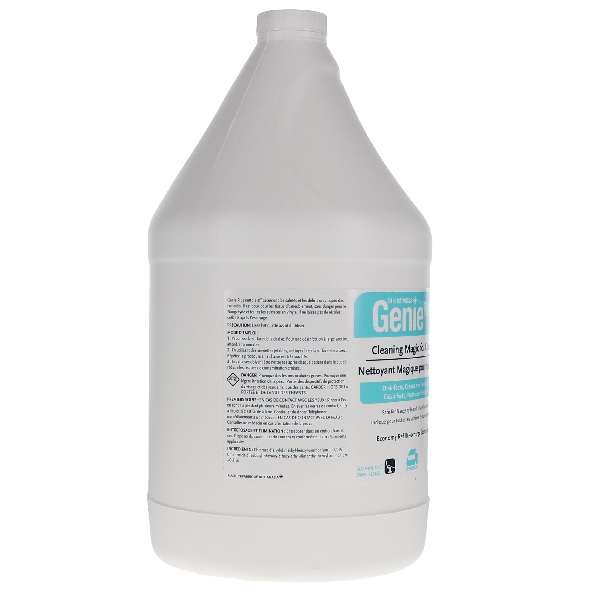 Genie Plus Chair Disinfectant and Cleaner, 4L, 1/Pk, GE-M thumbnail 4