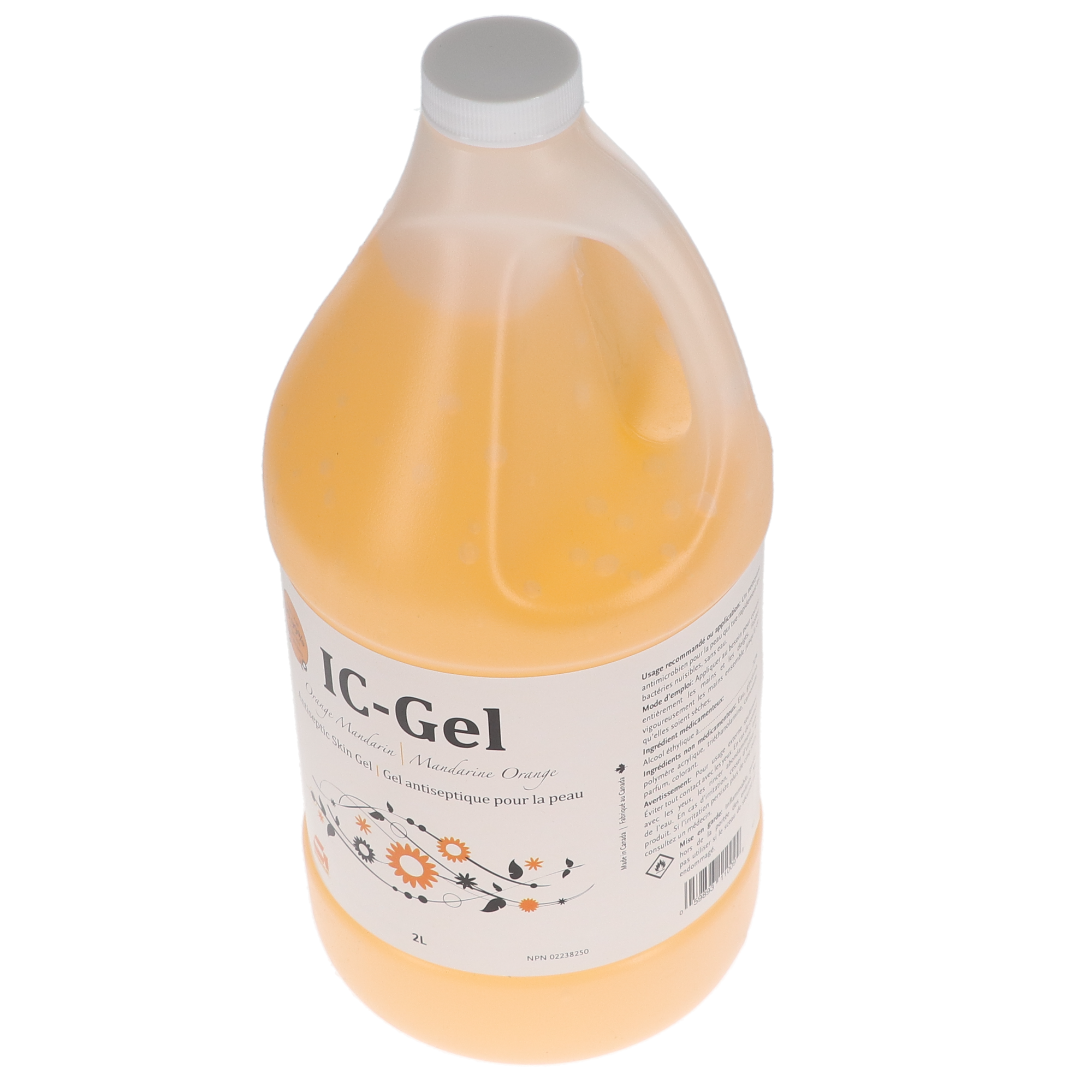 IC-Gel Antiseptic Skin Gel, 2 L, Orange Mandarin, 1/Pk, IC-GEL-XL-MAN (Discontinued) thumbnail 2
