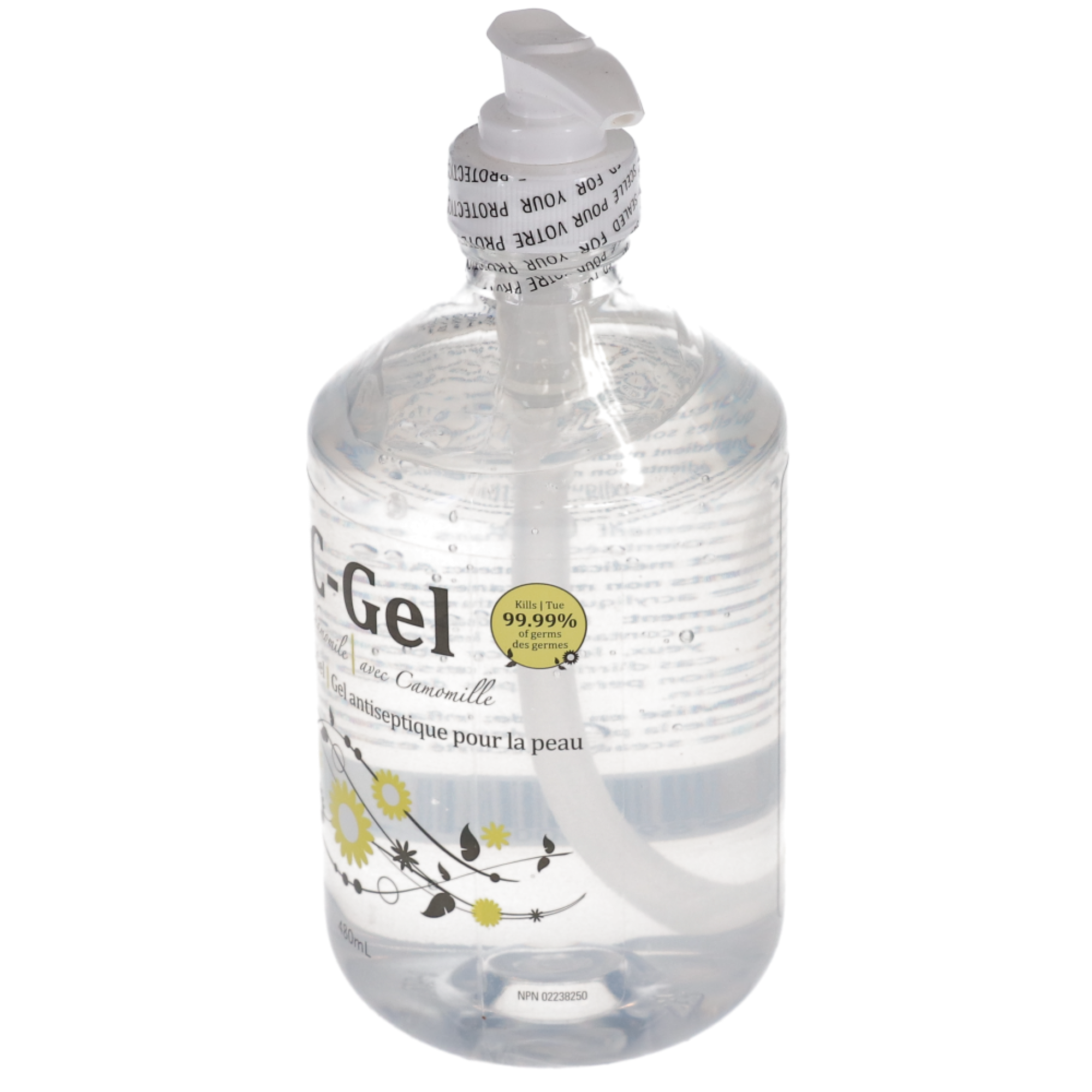 IC-Gel Antiseptic Skin Gel, 480 ml, Chamomile, 1/Pk, IC-GEL-480ML thumbnail 2