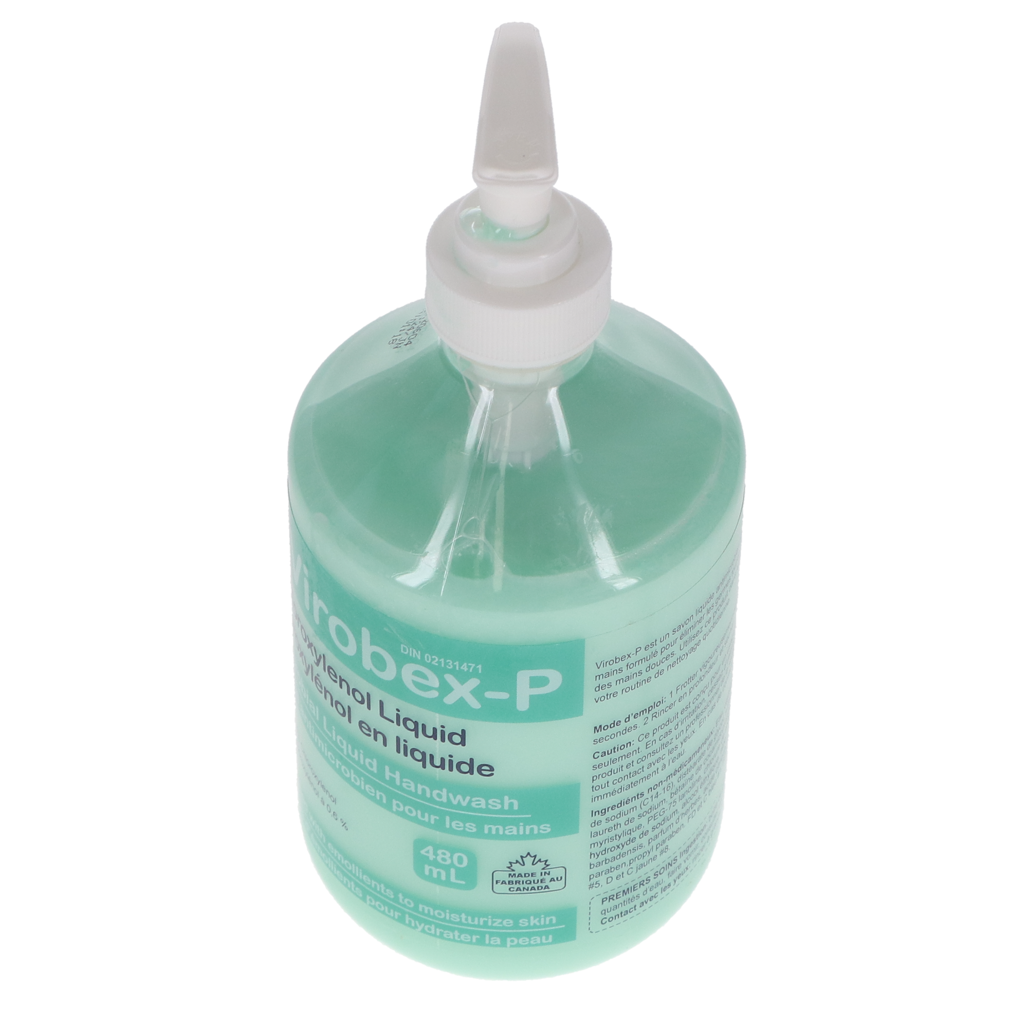 Microbex Virobex-P Antimicrobial Liquid Hand Wash, 480 ml, 1/Pk, G-VIRO-S thumbnail 5