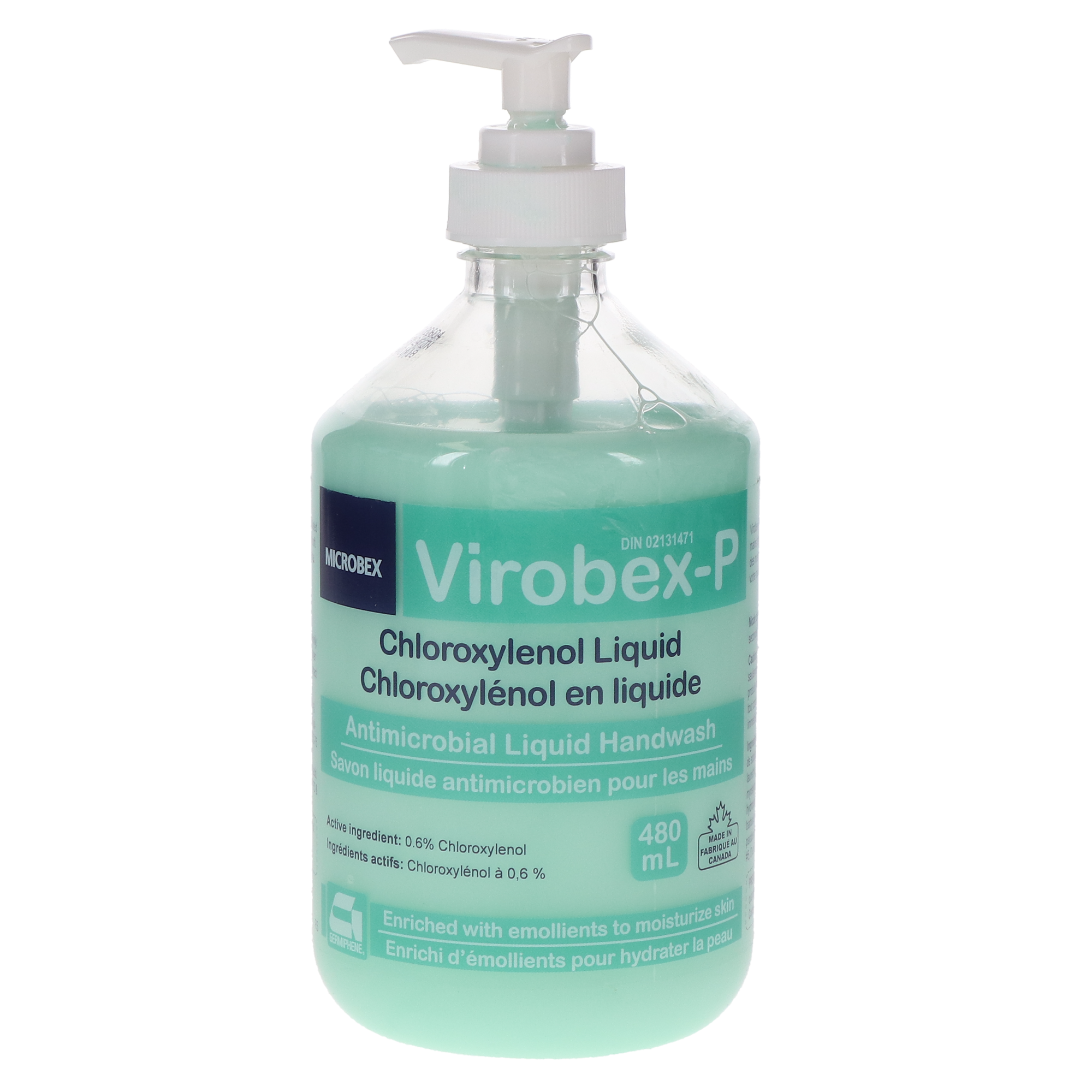 Microbex Virobex-P Antimicrobial Liquid Hand Wash, 480 ml, 1/Pk, G-VIRO-S thumbnail 6