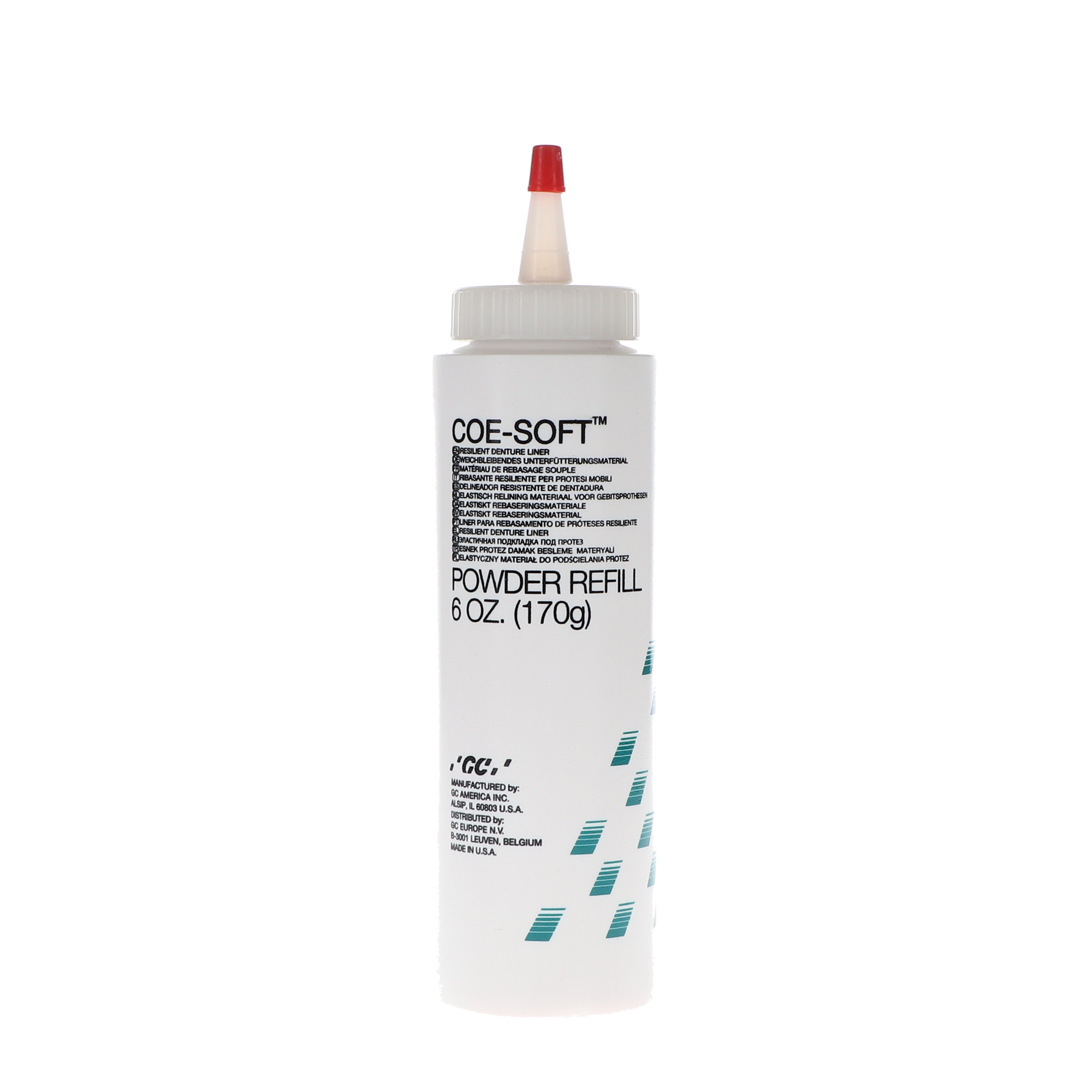 Coe-Soft Resilient Denture Reline Material, Powder Refill, 5.5 oz, 1/Pk product image