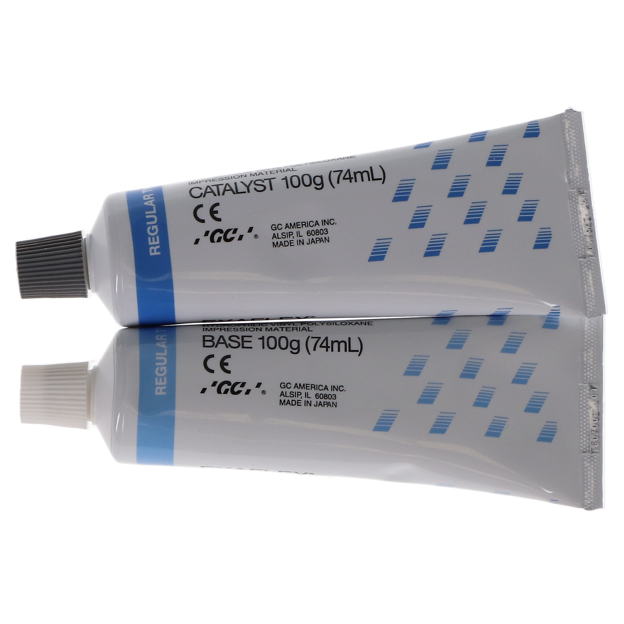 Exaflex Hydrophilic VPS Impression Material, Standard Package, Regular Type, 74 ml, Blue, 1/Pk product image