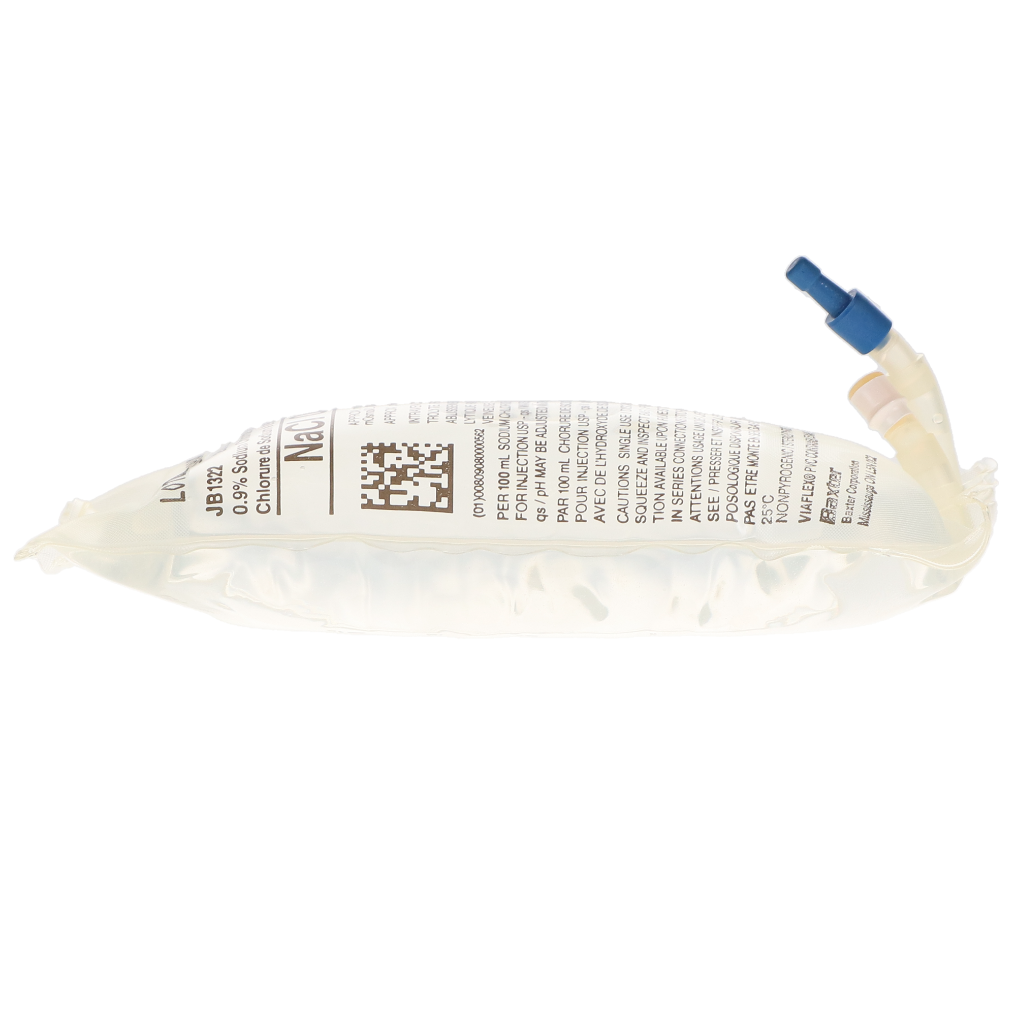 0.9% Sodium Chloride (NaCl) Saline Injection, USP, Bag, 250 ml, 1/Pk, JB1322P thumbnail 3