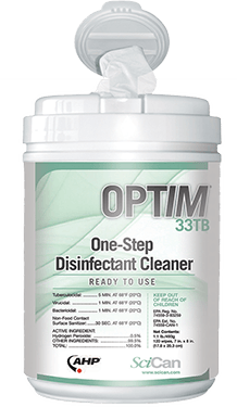 OPTIM 33TB Wipes Unscented - 160/can x 12/Case product image
