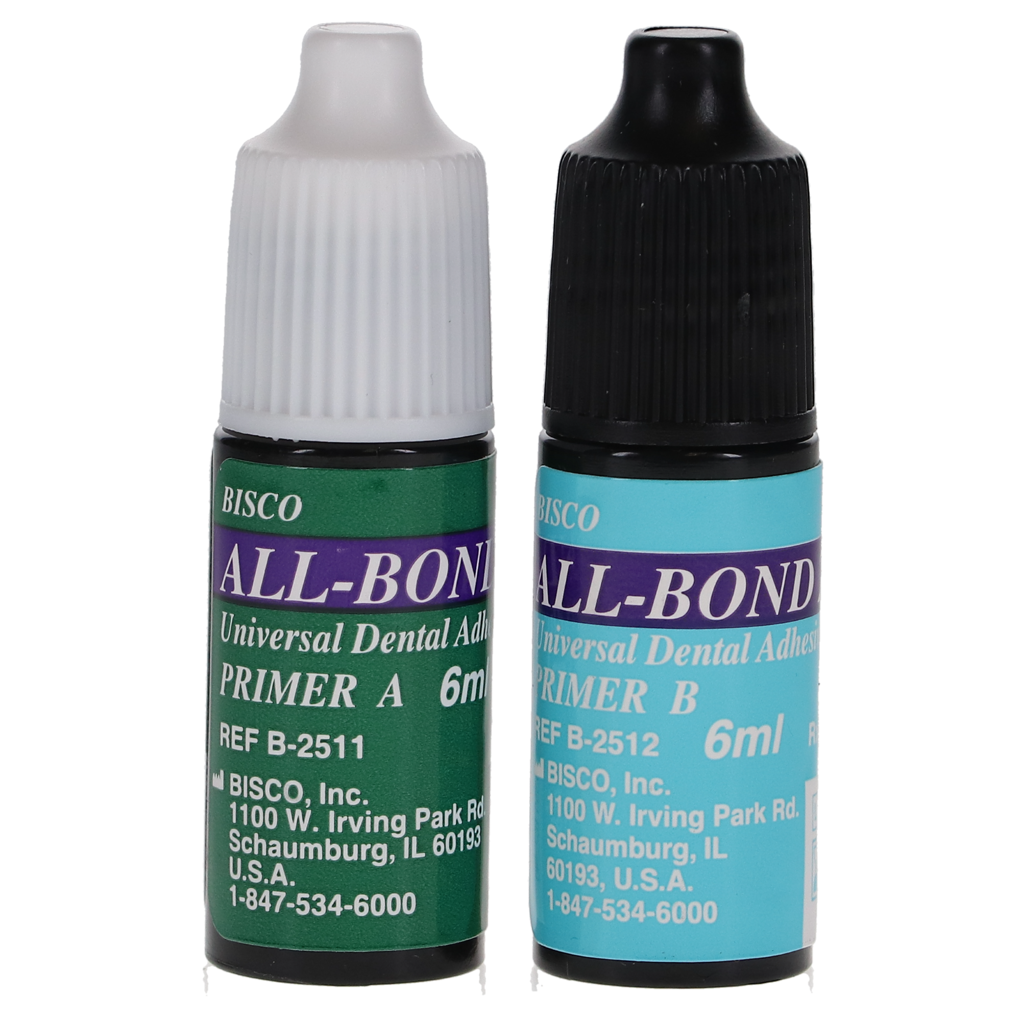 All-Bond 2 Universal Dental Adhesive System, Primers A & B Set, Refill, 6 ml/Bt, 1/Pk, B-2510A product image