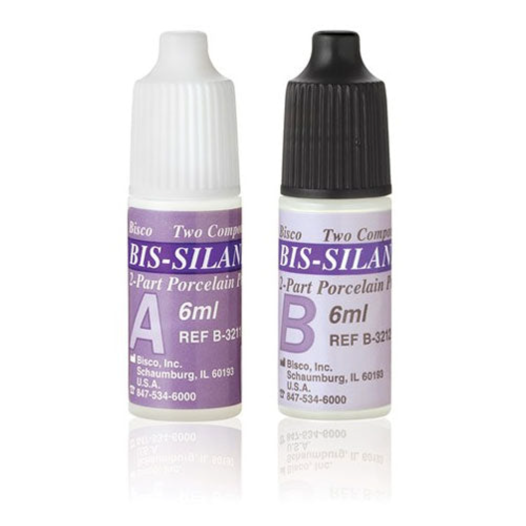 Bis-Silane Porcelain Primer, Parts A & B Set, Refill, 6 ml/Bt, 1/Pk, B-3210P product image