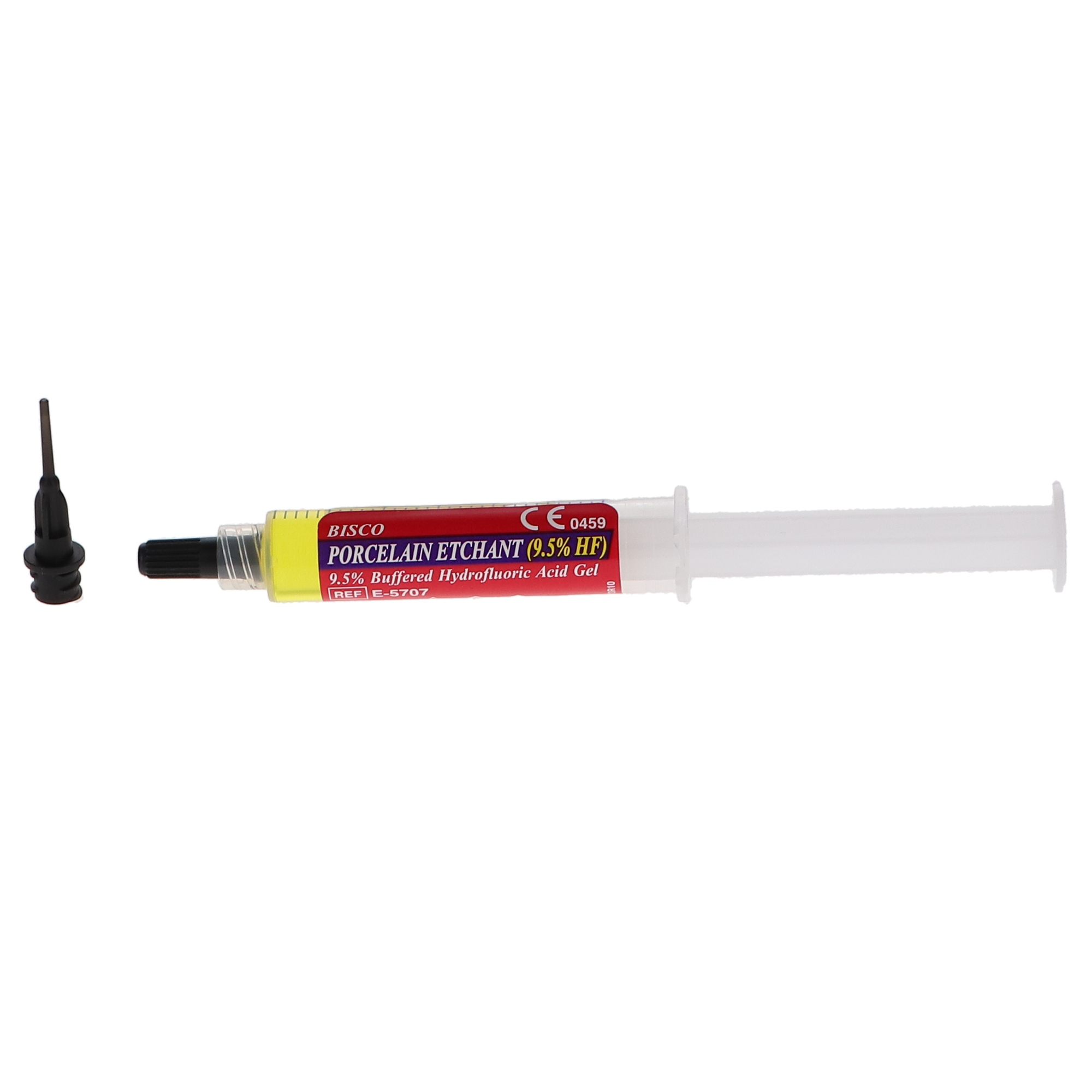 Porcelain Etchant Gel, 9.5% Hydrofluoric Acid, Syringe Refill, 5 g, 1/Pk, E-5707P product image