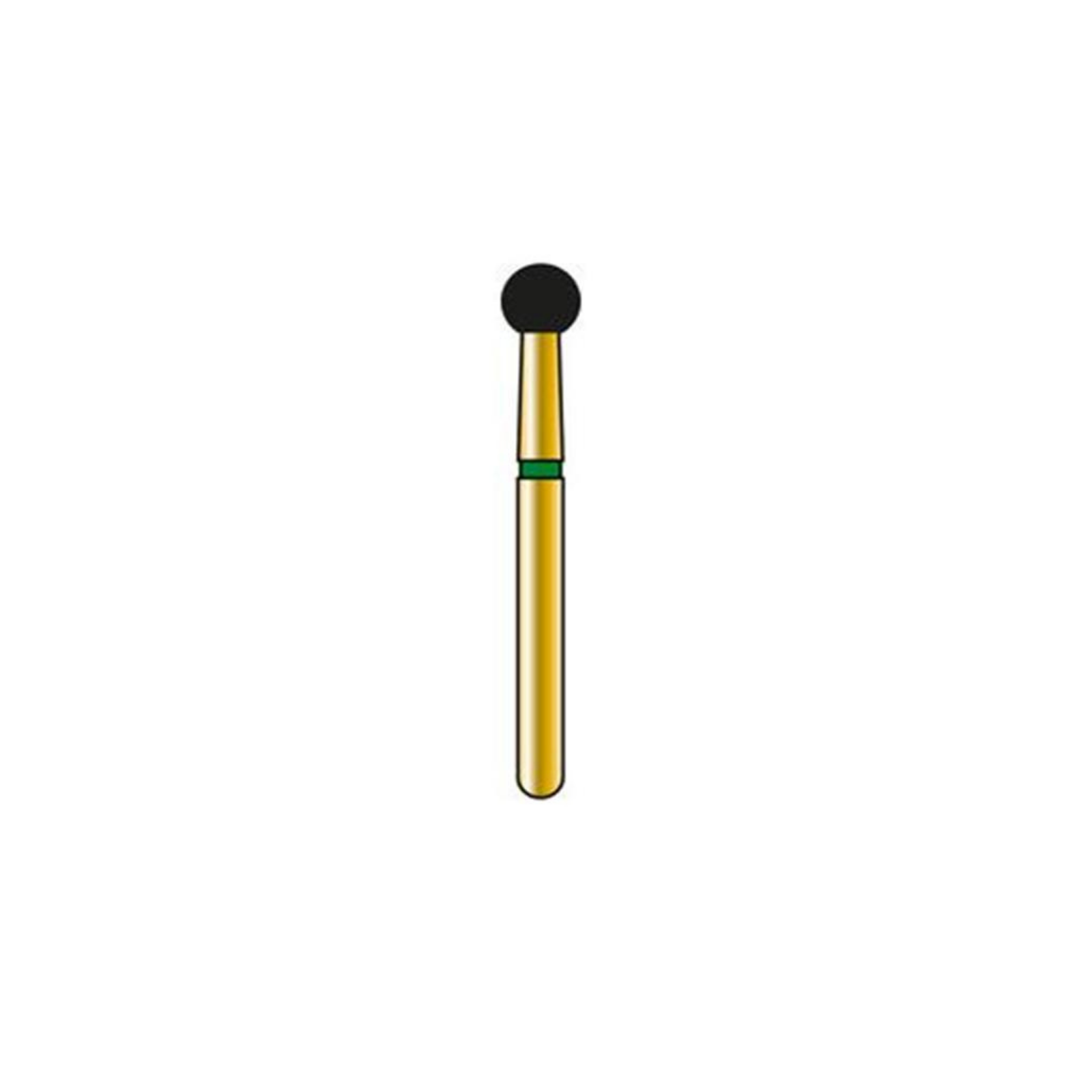 Alpen Multi-Use Diamond Burs, FG, Round, # 801, 2.7 mm, Coarse, Green, 5/Pk, 60031891 product image