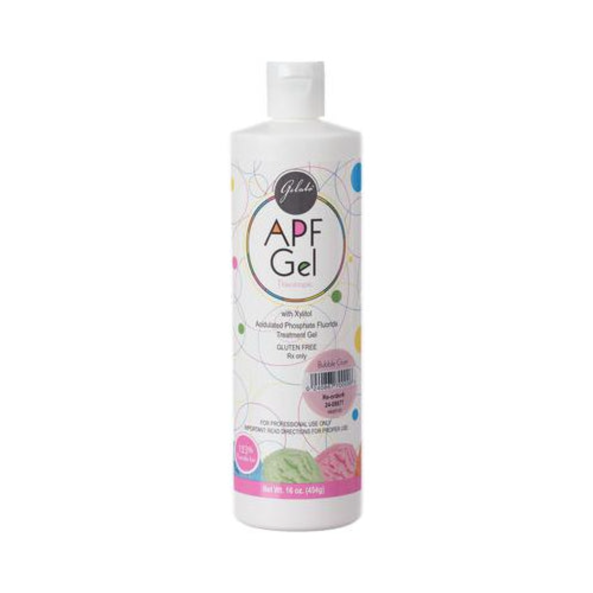 Gelato APF Fluoride-Treating Gel, 16 oz, Bubble Gum, 1/Pk product image