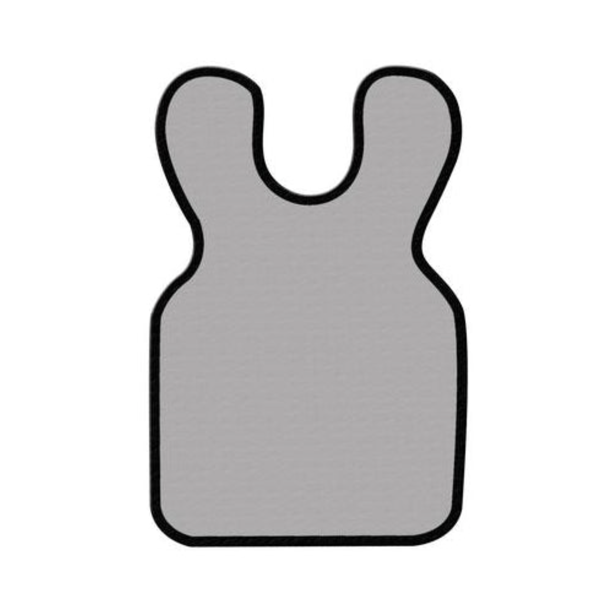 Patient Apron (Approx. 22 1/4" x 24 1/4"), .3MM Lead, Grey, 20-GREY product image