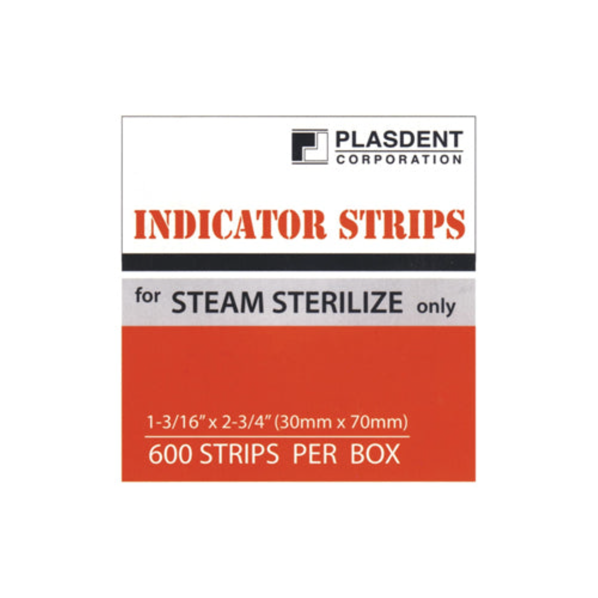 Plasdent - Indicator Strips (600Pcs/Bx) 1-3/16"X2-3/4", Steam, IDS30-70 thumbnail 3