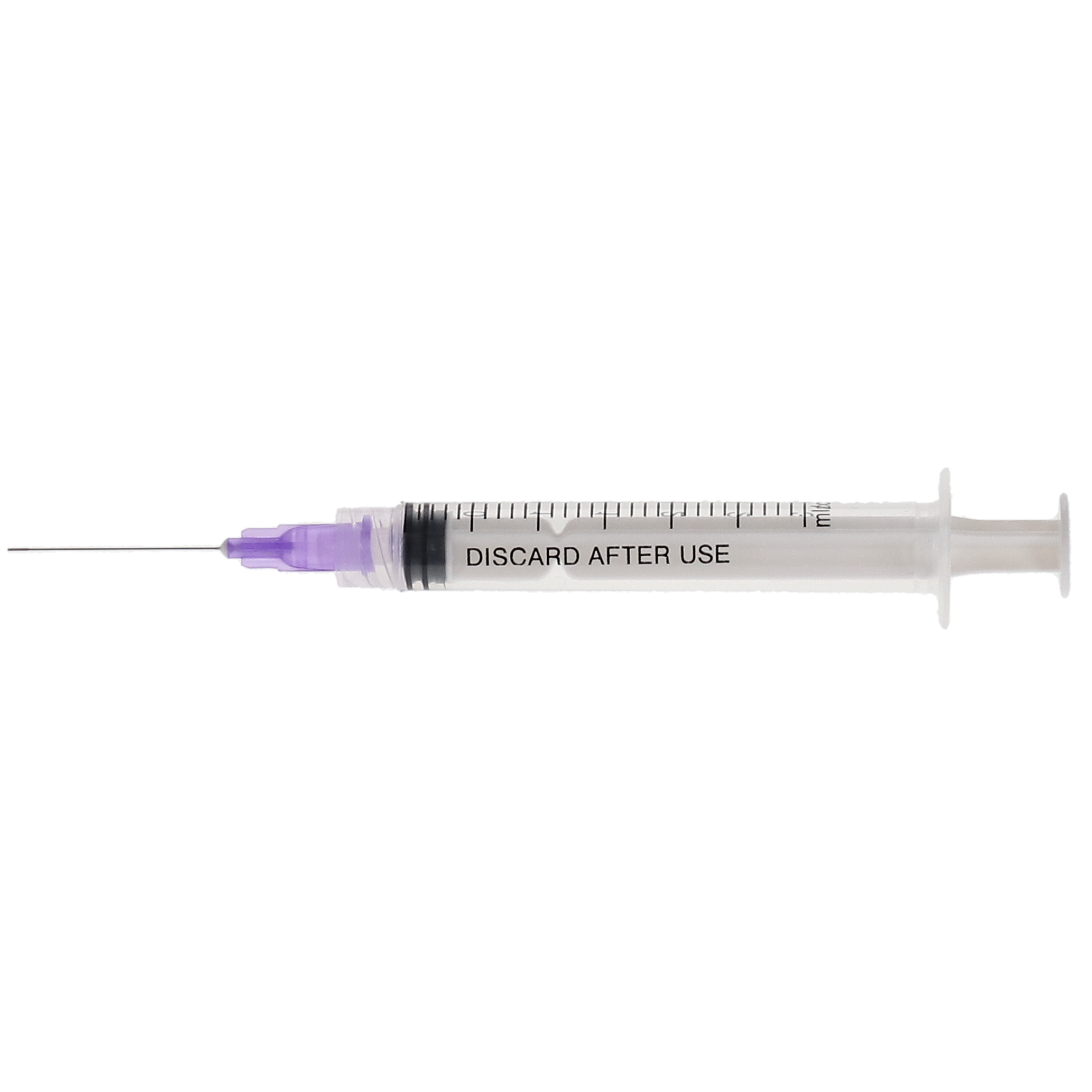 Monovac Pre-Tipped Irrigator Syringes, Monoject-Style Side-Vented Needles, 3 cc, 30 Ga, Purple, 100/Pk, INT-MPT0330 product image