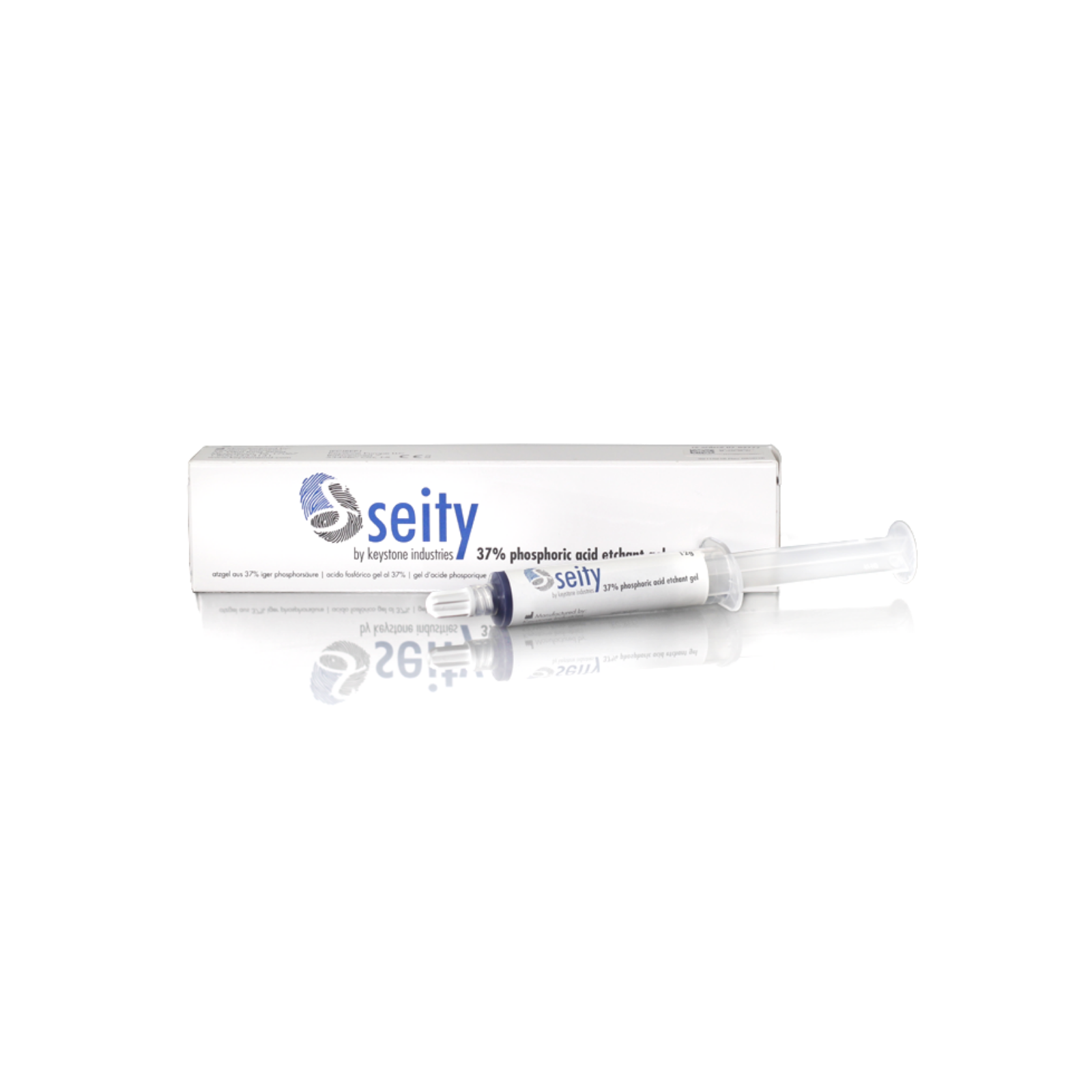 Seity Etchant Gel, 37% Phosphoric Acid, Syringe, 50 ml, Blue, 1/Pk, 07-00377 product image