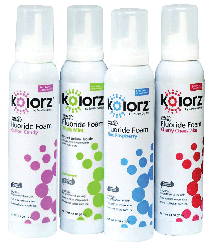 Kolorz Fluoride Foam Blue Raspberry 4.4oz 2/Pk product image