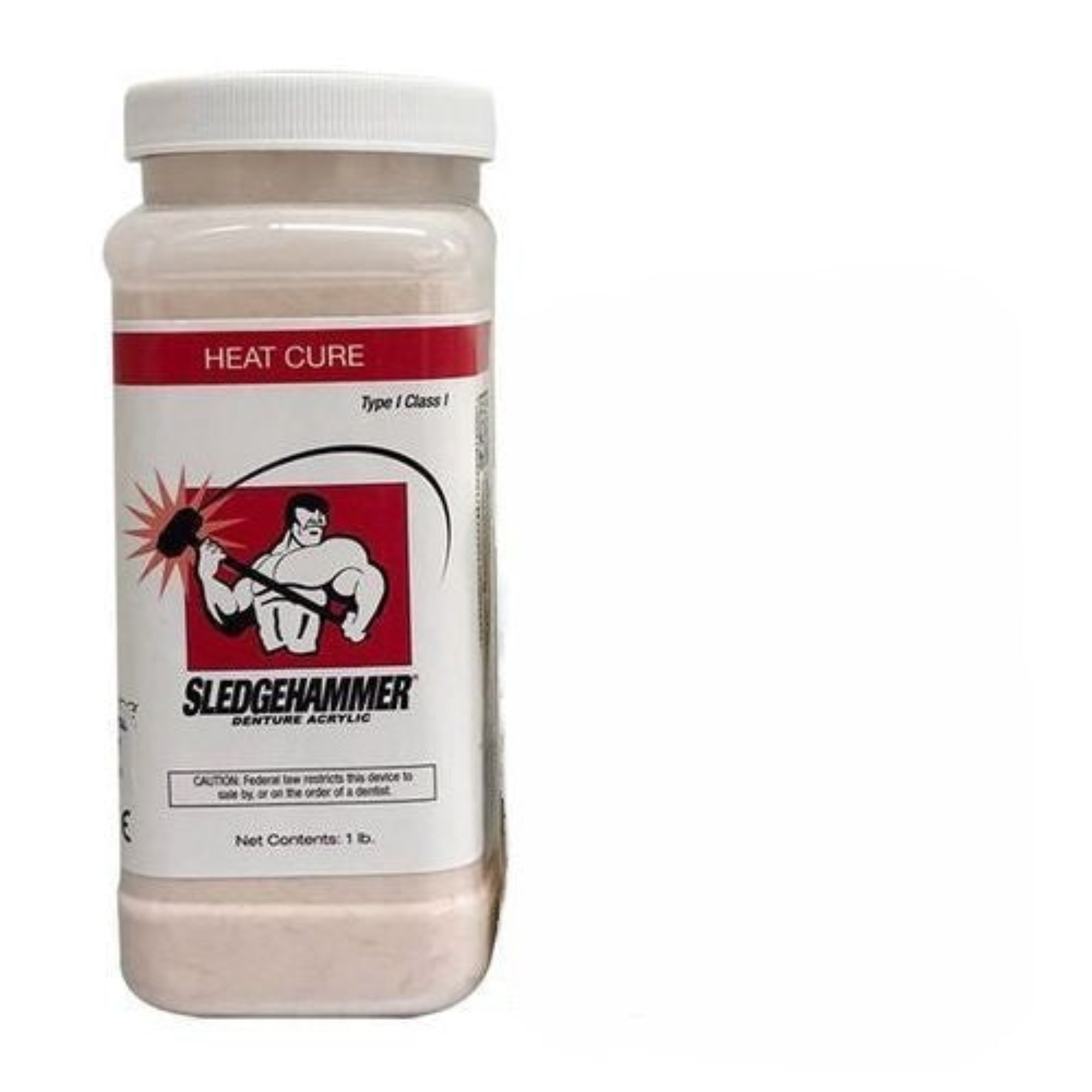 Keystone - Sledgehammer Self-Cure Denture Acrylic Powder, Original, 1 Pound Powder Only product image