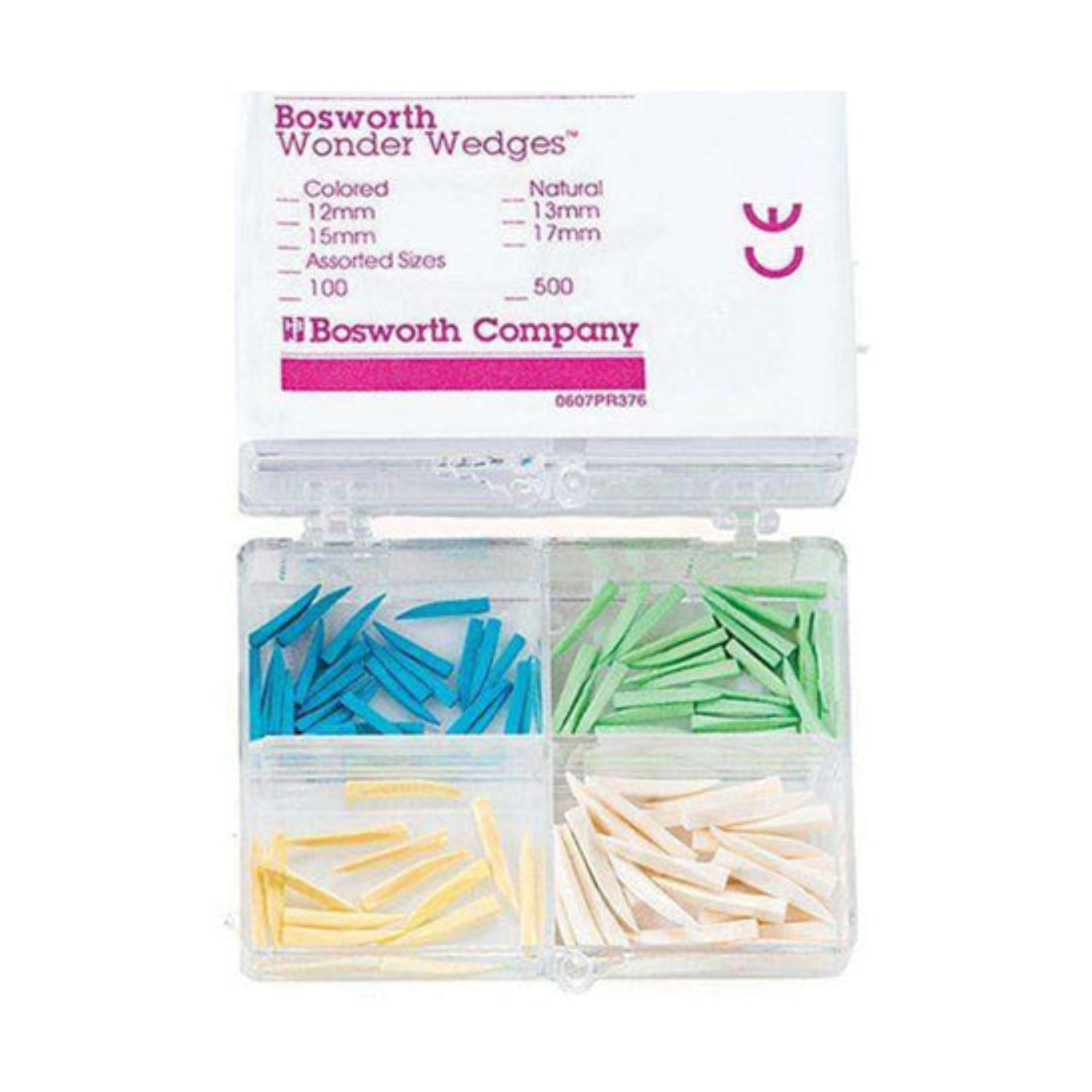 Keystone - Wonder Wedges 15mm Large, Natural. Interproximal Wooden Wedges, Anatomically product image