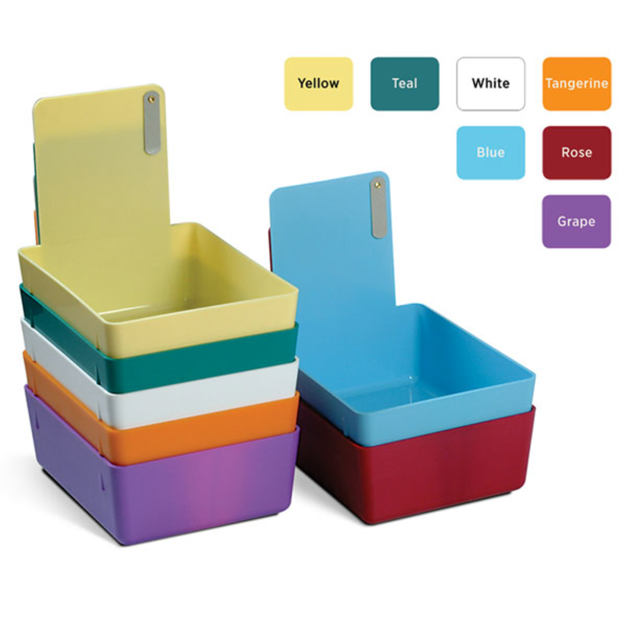 Plastic Lab Pan with Metal Clip, Neon Blue, 1/Pk, 207MLP-2N product image