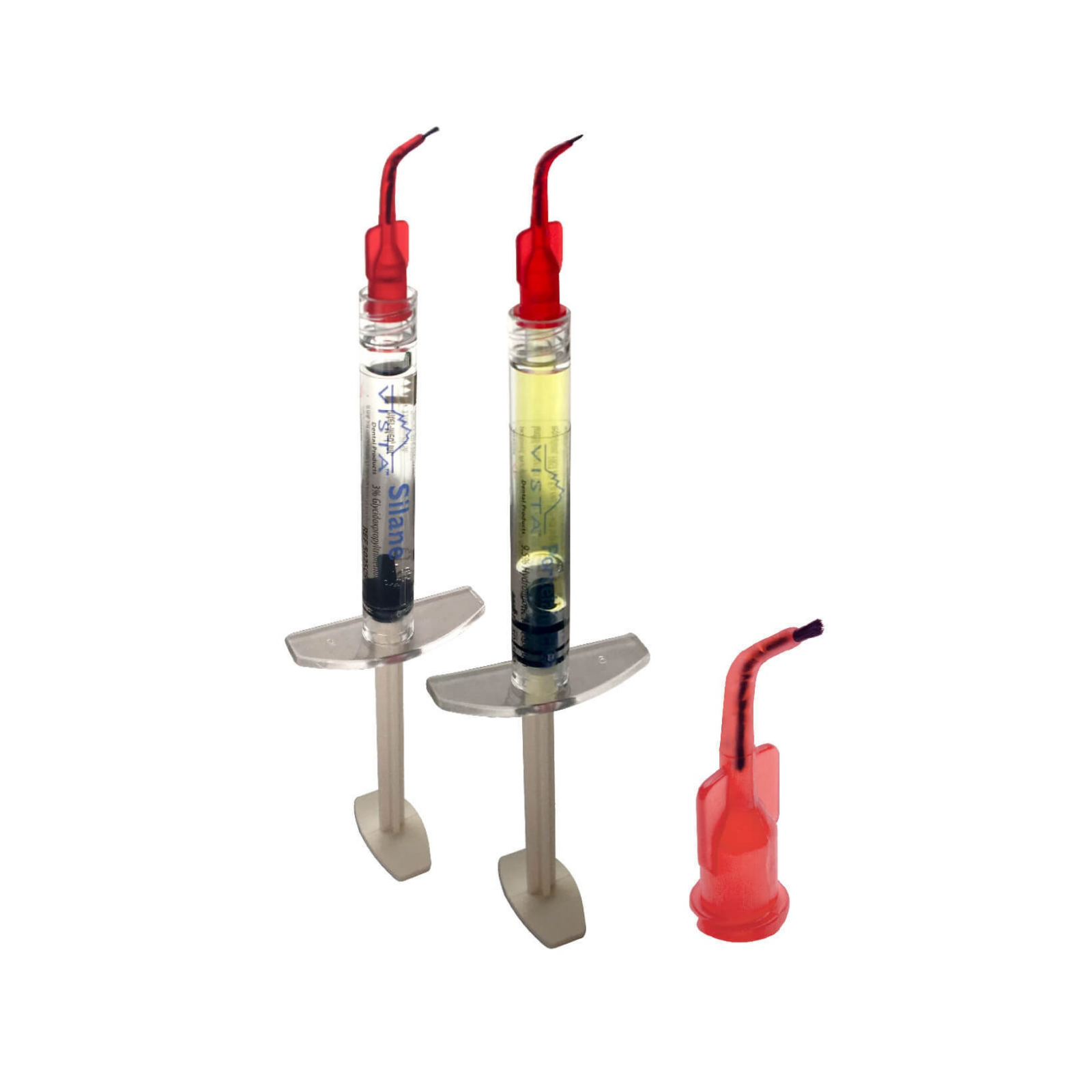 Porcelain Etch Etching Gel, 9.5% Hydrofluoric Acid, Syringe Refill Kit, 1.2 ml, High Viscosity, Light Yellow, 4/Pk, 502510 product image