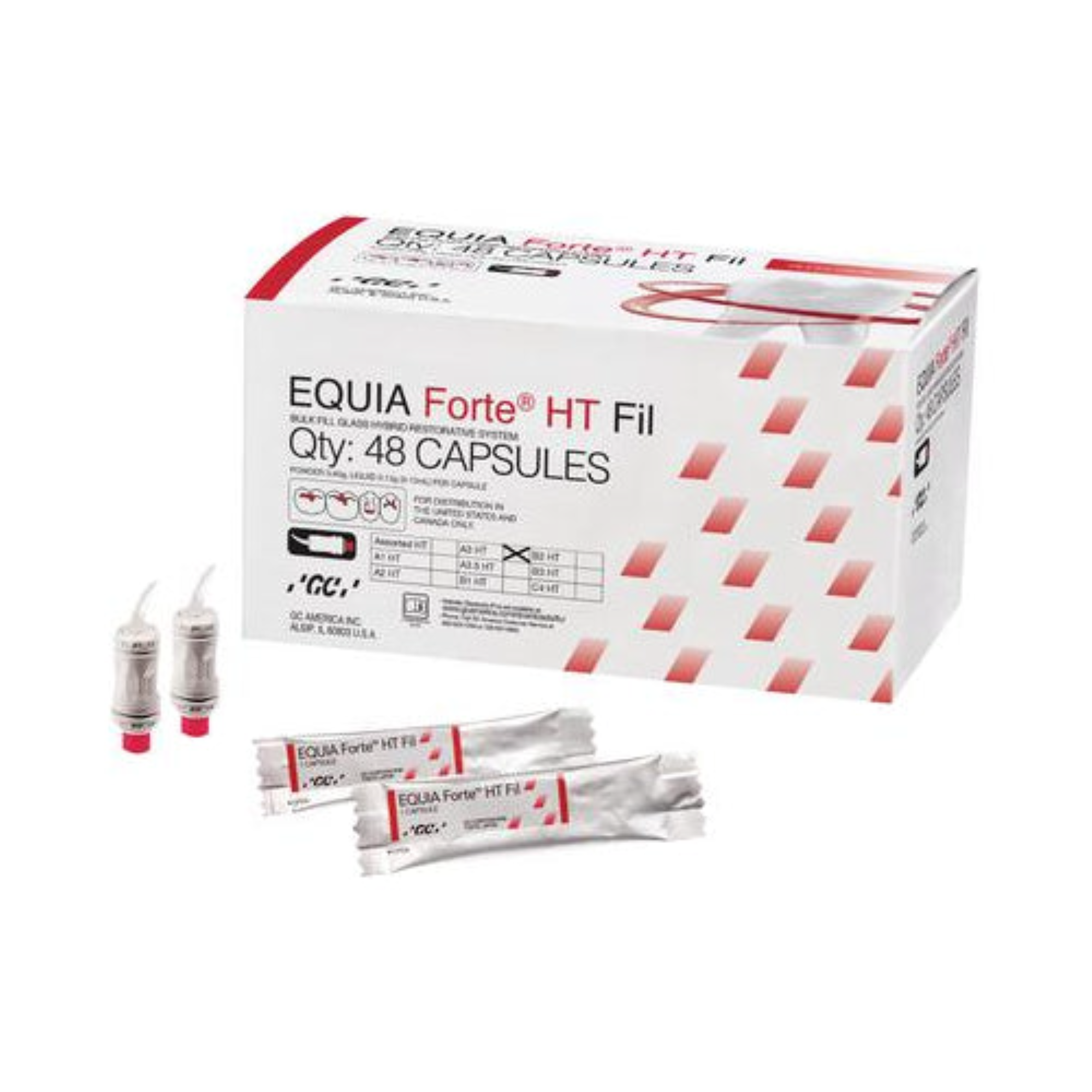 Equia Forte HT Fil Capsule Refill, A3, 48/Pk product image