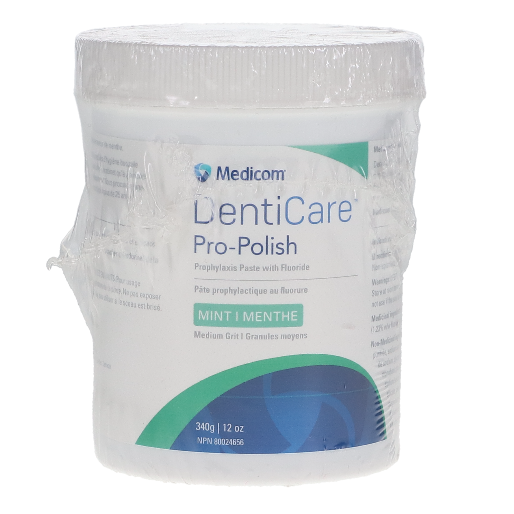 DentiCare, Pro-Polish, Prophy Paste Jars, 340 g, Medium, Mint, 1/Pk, 10031-MMUN product image