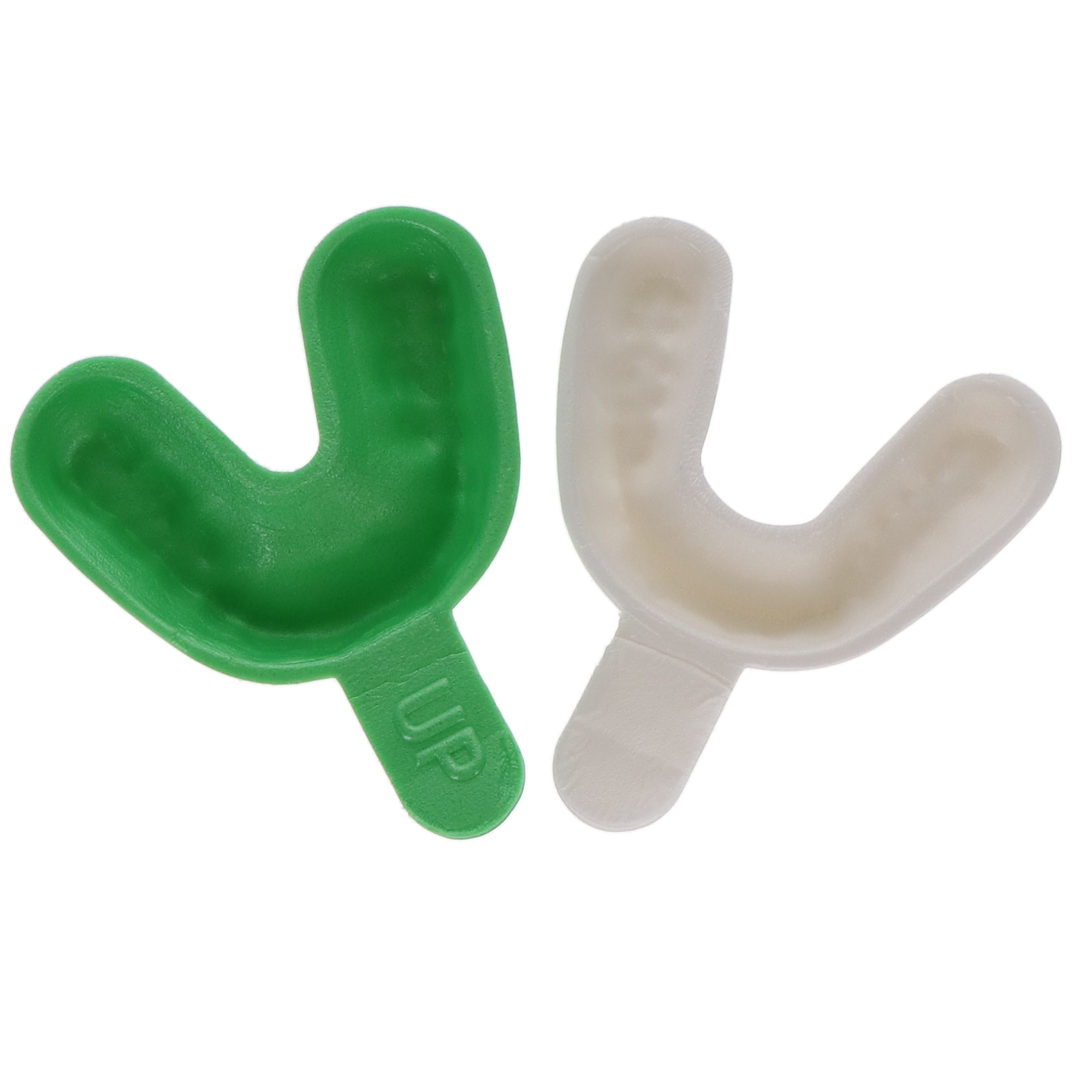 Disposable Single Fluoride Trays Arch, Medium, Green, 100/Pk, FTS-M product image