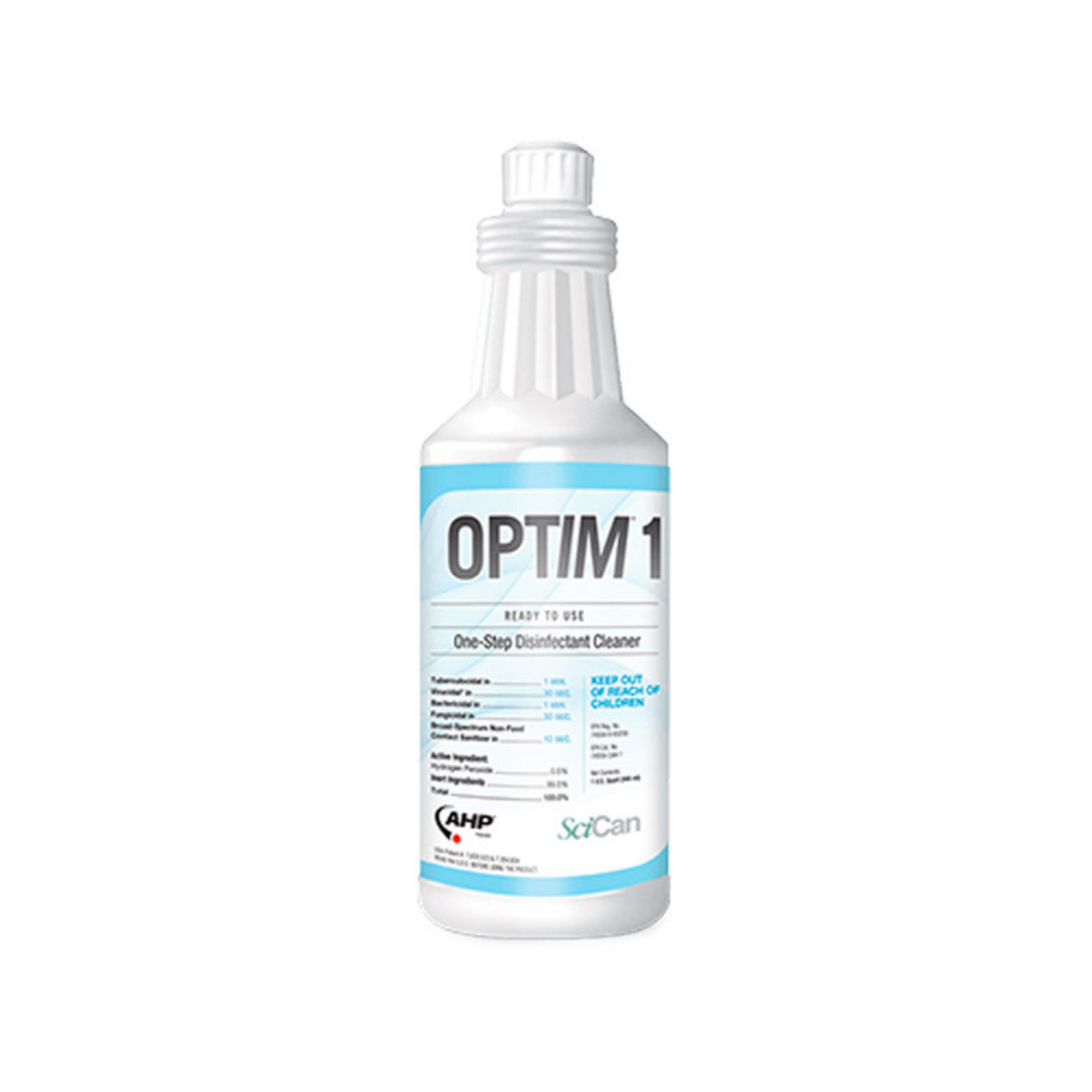 Optim 1 Disinfectant, 32 oz, 12/Pk, OPT1-12X32 product image