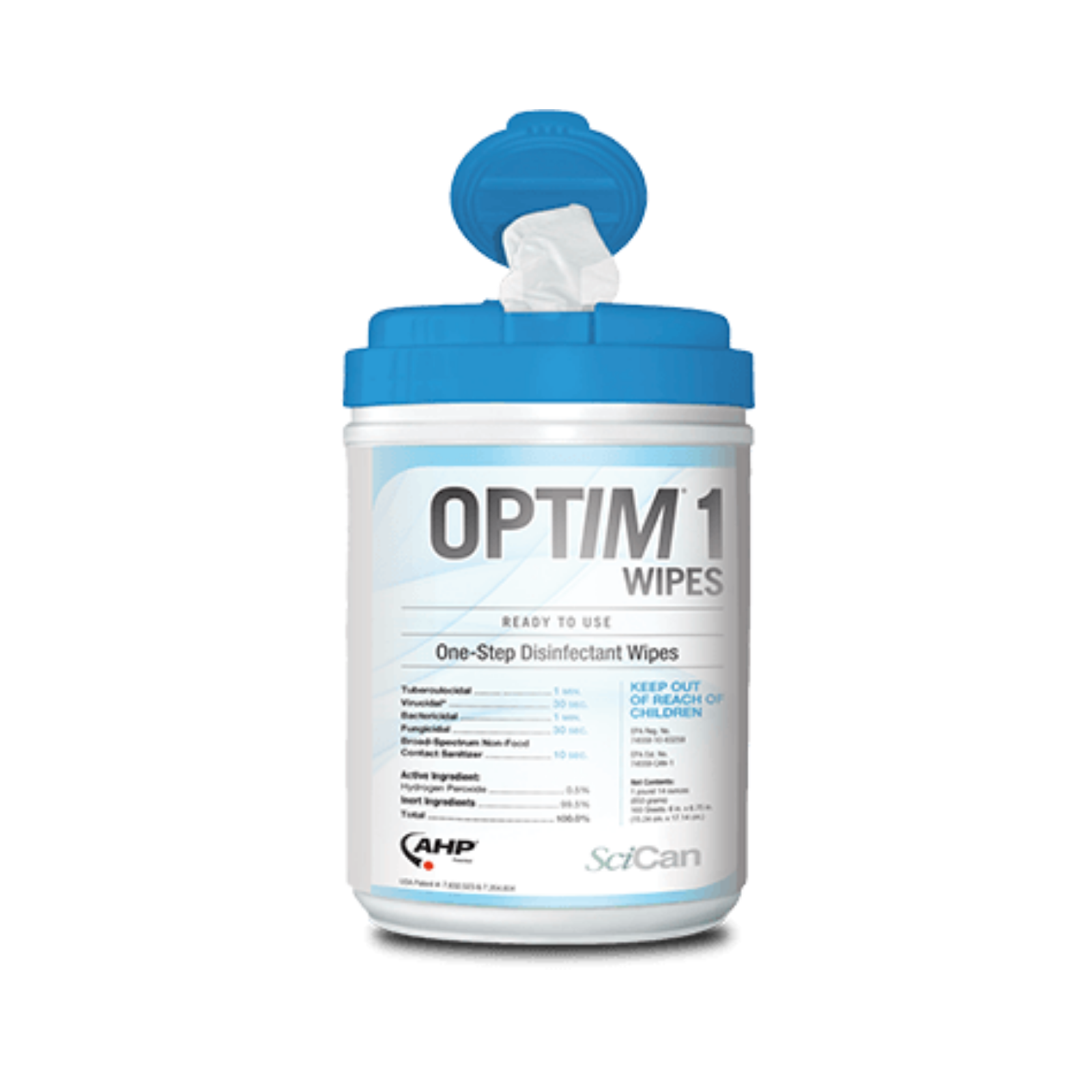 Optim 1 Wipes10x10 60/Cn product image