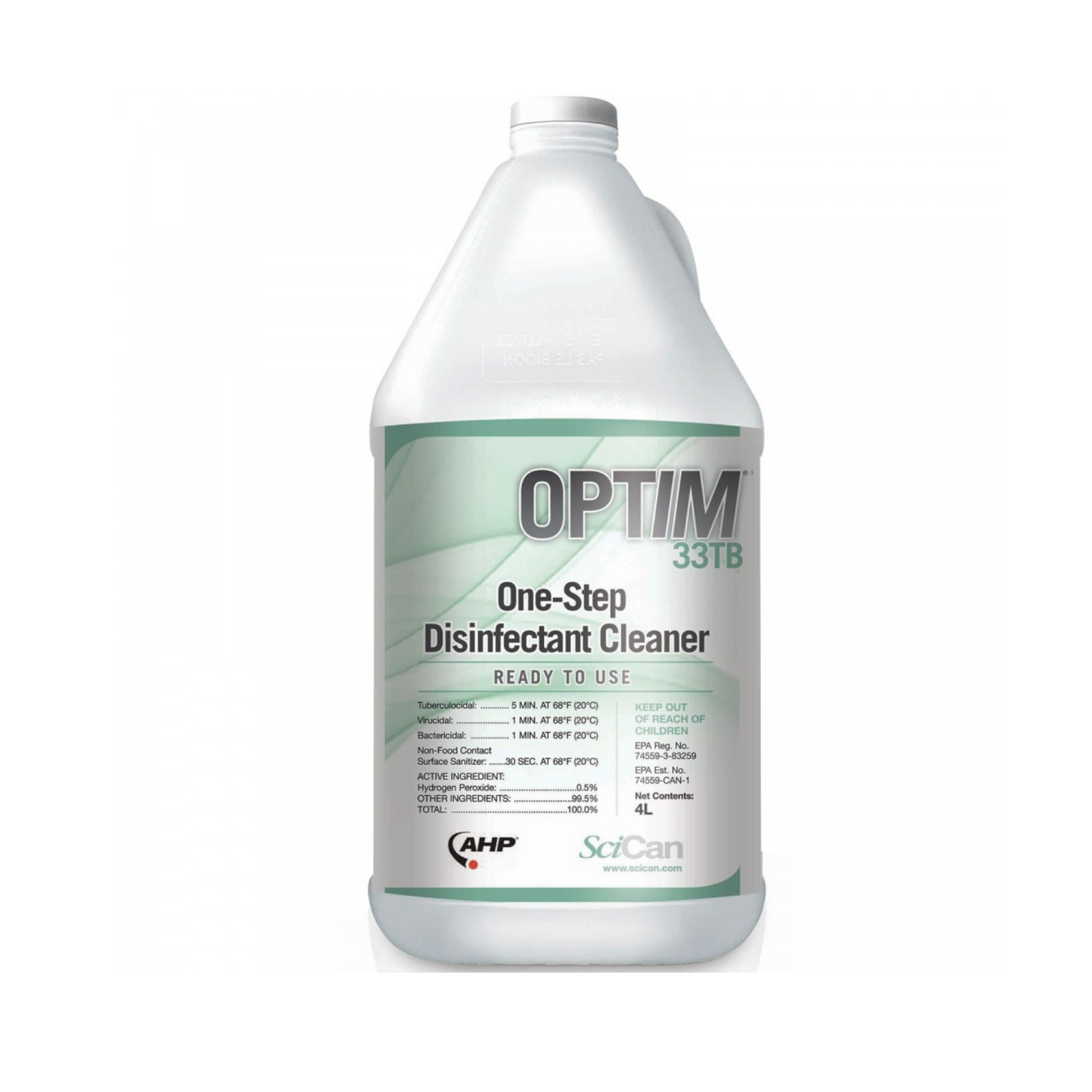 Optim 33 TB Disinfectant Gallon x 4/Cs product image