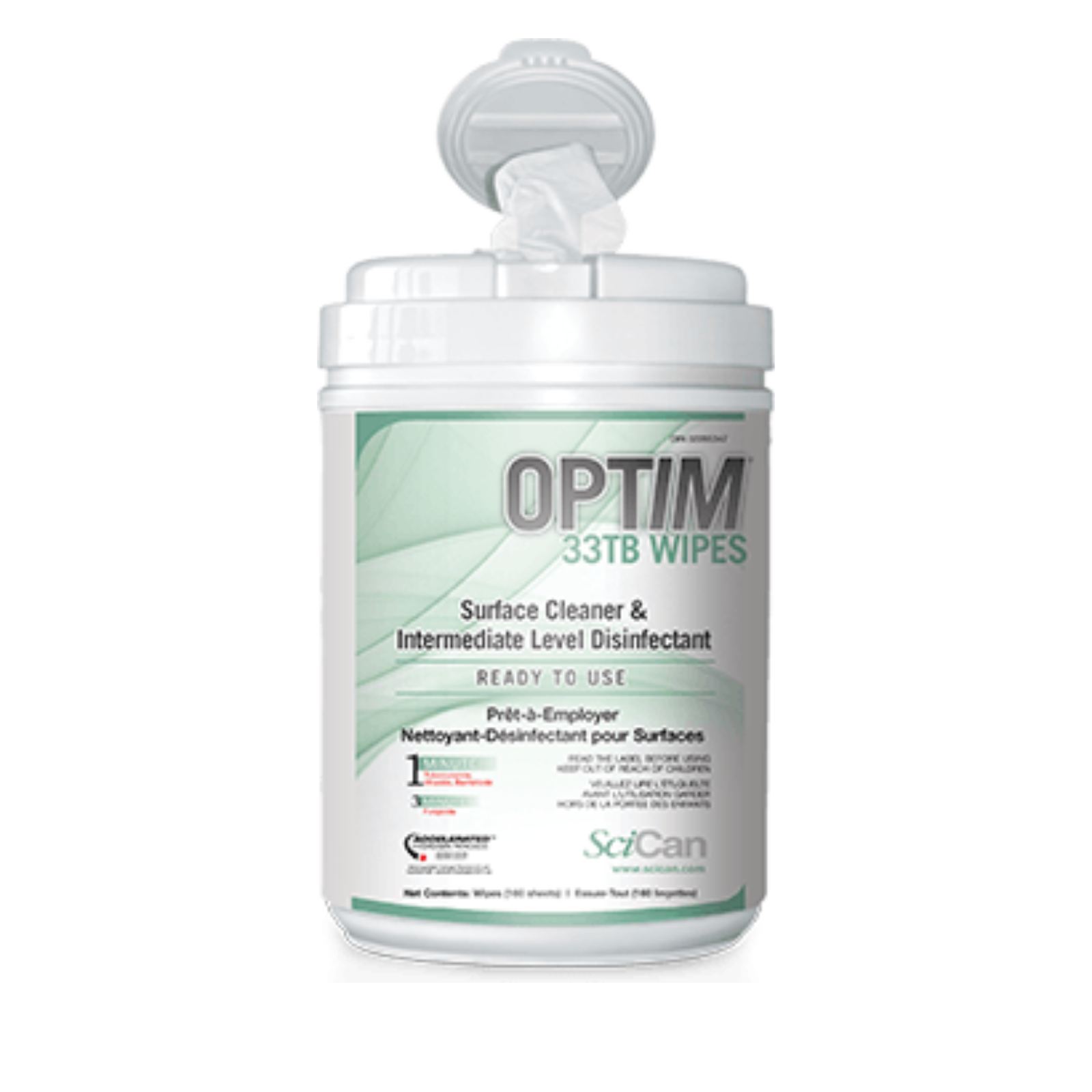 Optim 33 TB Wipes 6x7 160/Cn product image