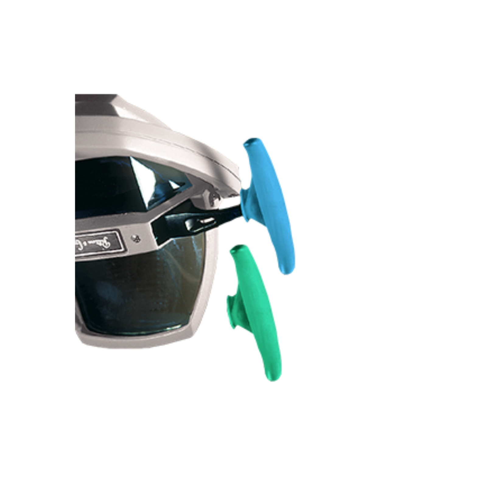 T-Bar Light Handle Barrier, Non-Latex, Green, 250/Pk product image