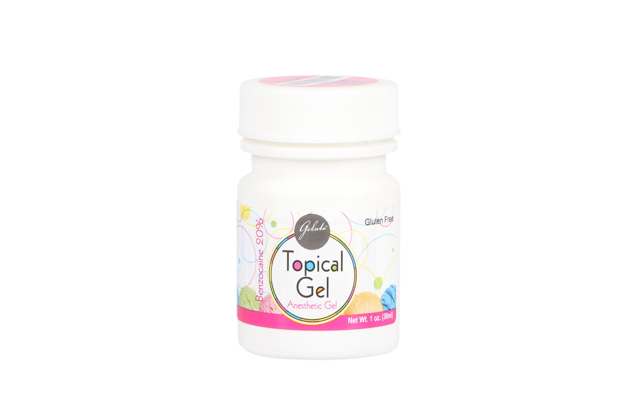 Gelato Topical Anesthetic Gel, 1 oz/Bt, Strawberry, 1/Pk product image