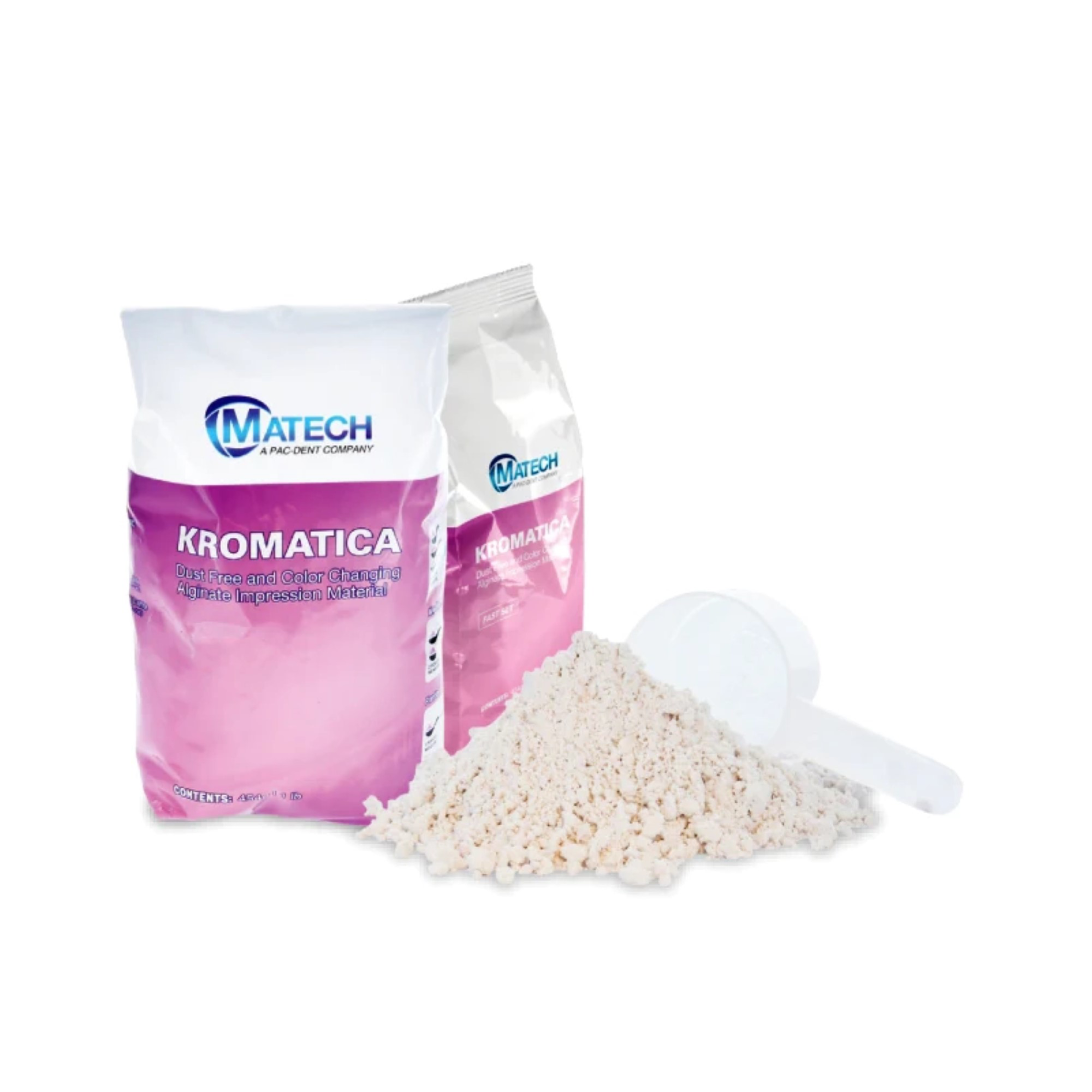 Kromatica Color-Changing Alginate Impression Material, Dust-Free, Fast Set, Pouch, 1 lb, Non-Flavor, 305-204 product image