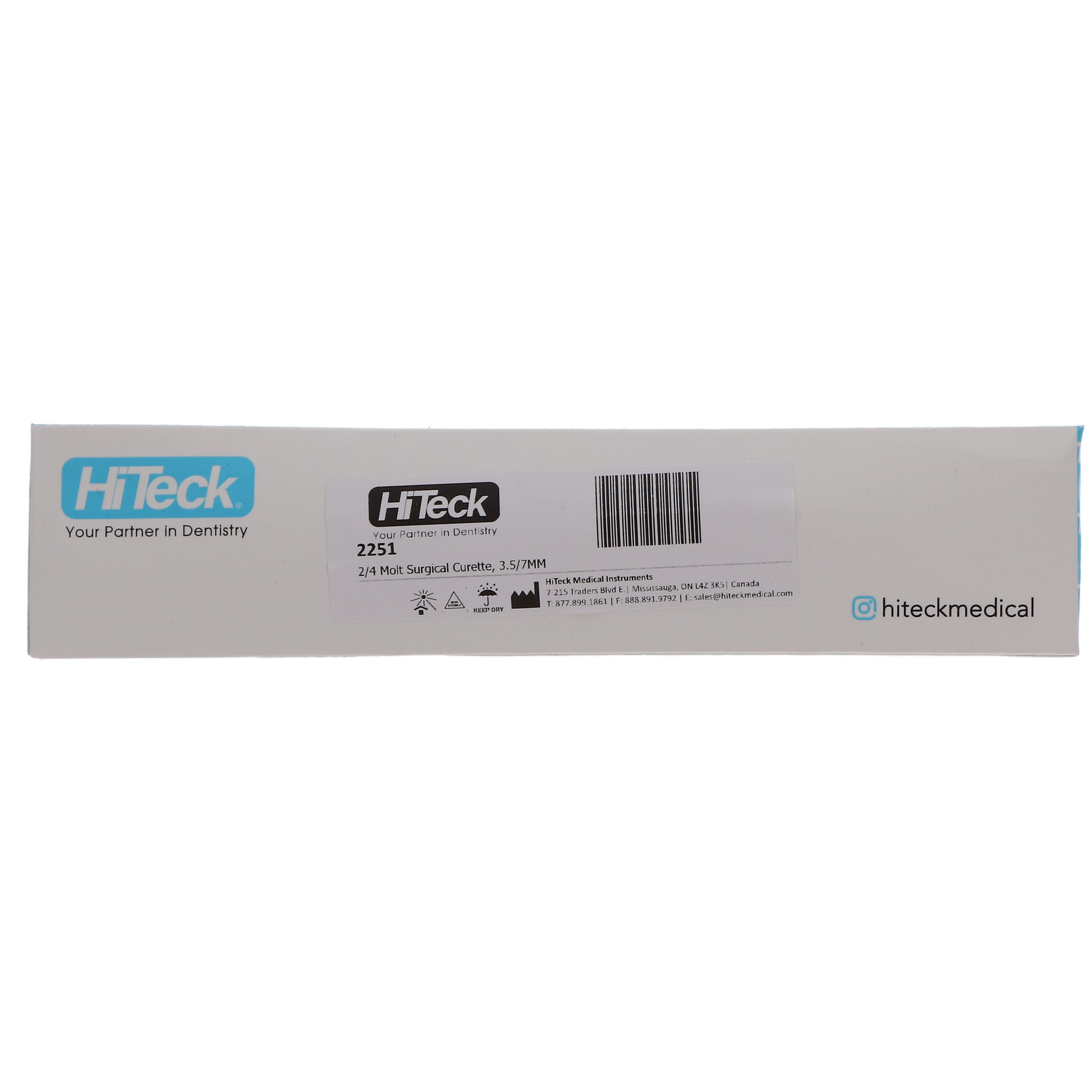 2/4 Molt Surgical Curette, 3.5/7MM, 2251 thumbnail 5