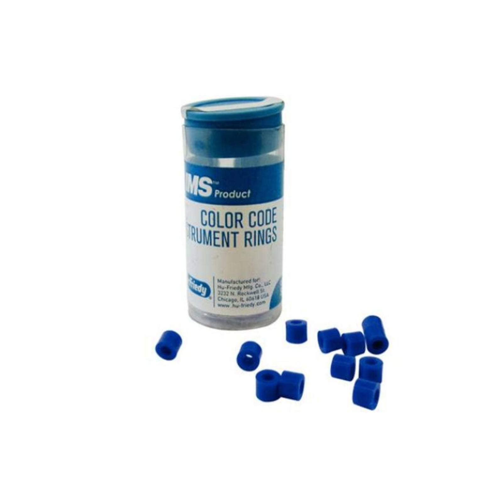 IMS Color Code Instrument Rings, Large, Blue, 50/Pk, IMS-1288L product image