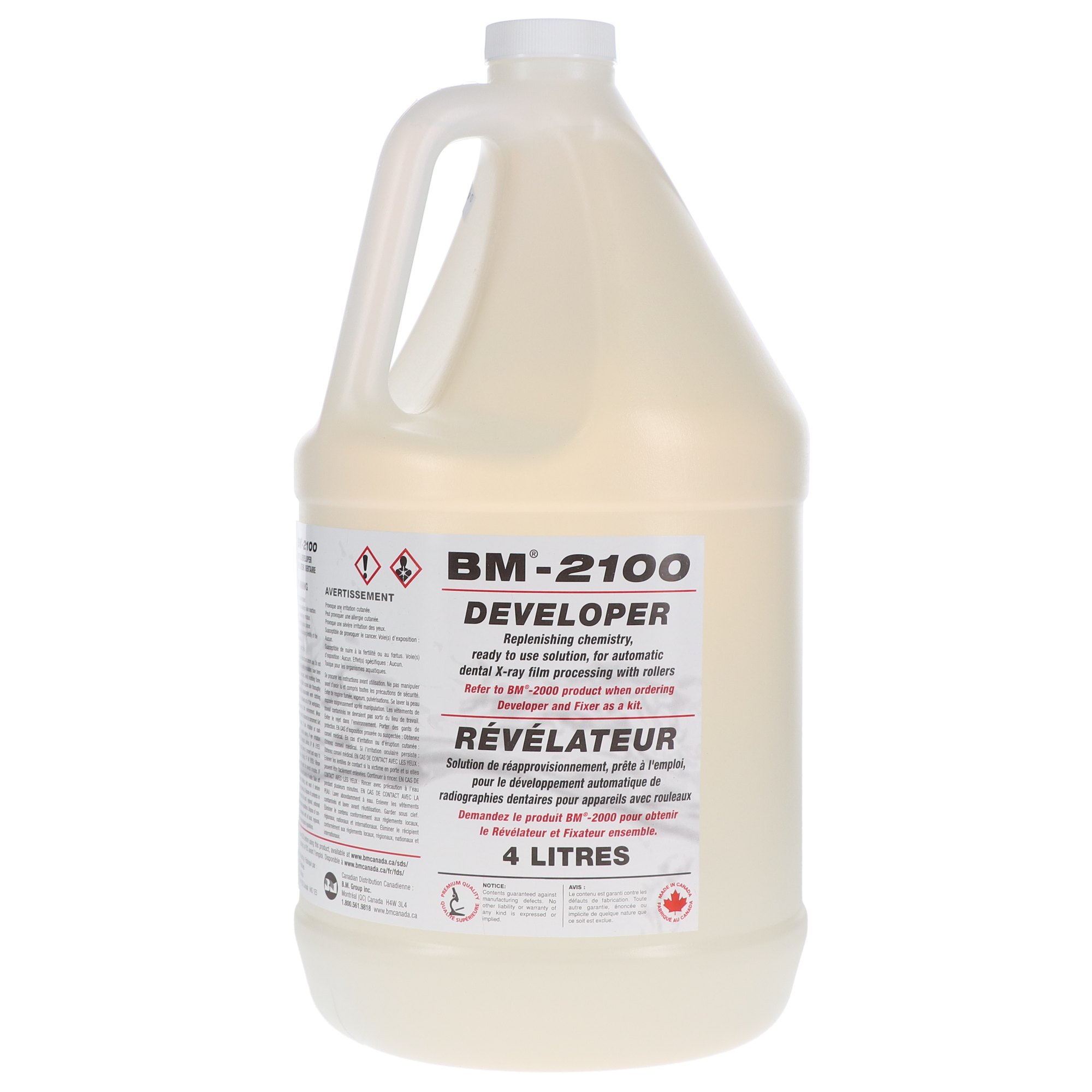 BM-2000 Developer &amp; Fixer Solutions, 4 L, 2/Pk, BM-2000 thumbnail 3