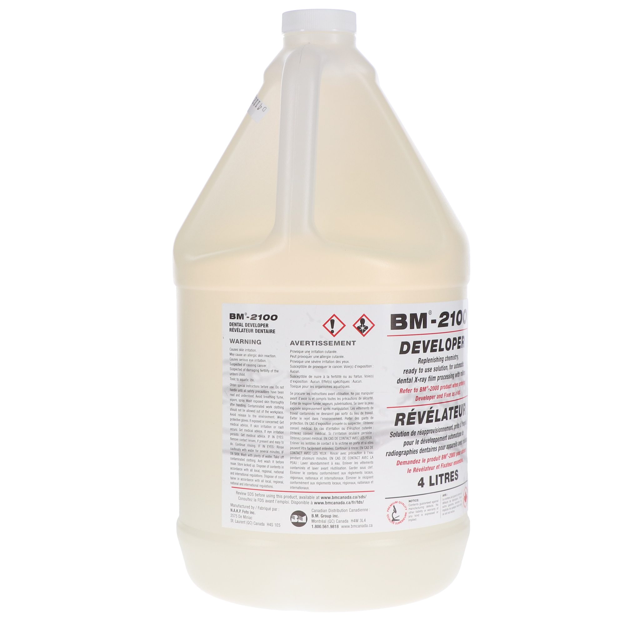 BM-2000 Developer &amp; Fixer Solutions, 4 L, 2/Pk, BM-2000 thumbnail 4