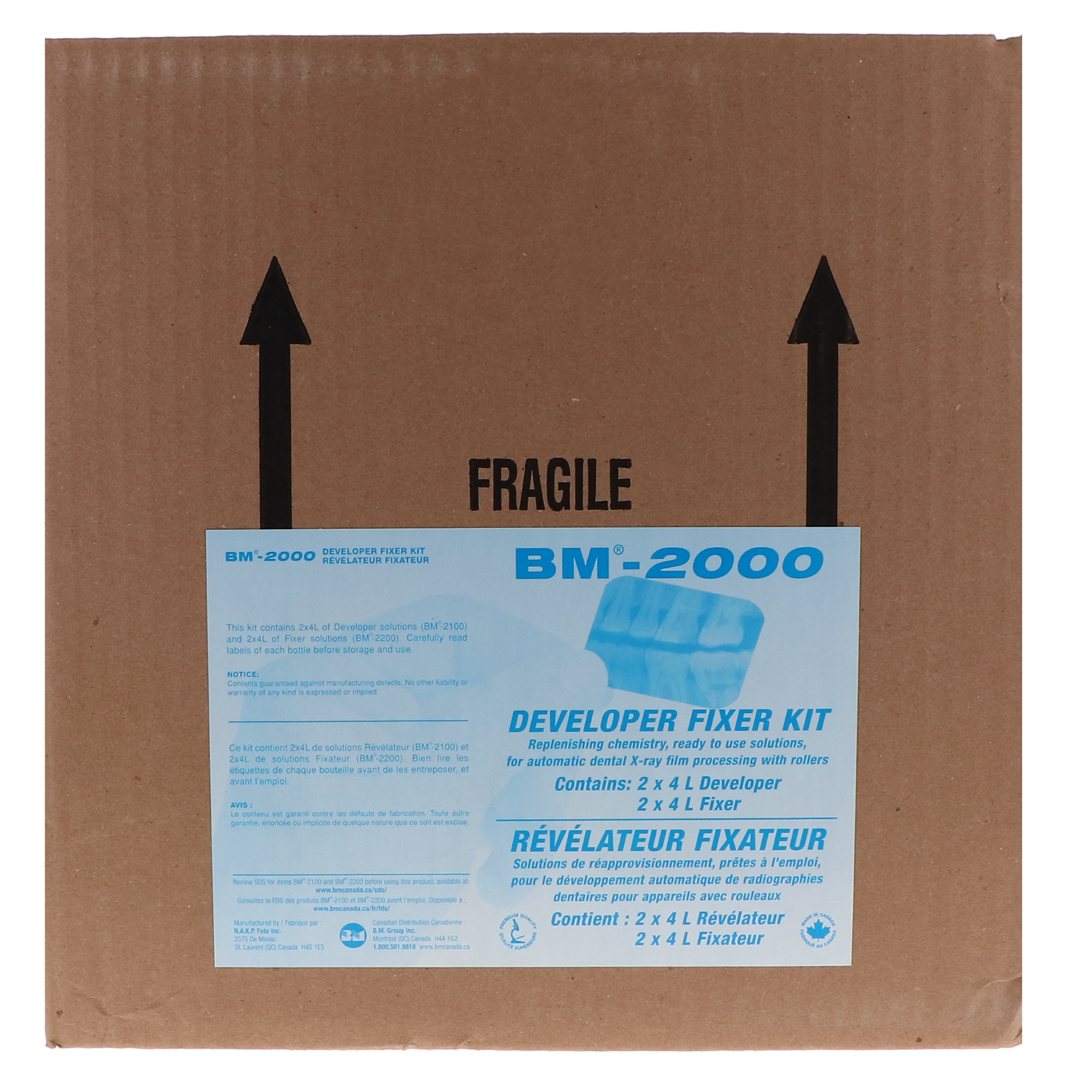 BM-2000 Developer &amp; Fixer Solutions, 4 L, 2/Pk, BM-2000 thumbnail 5