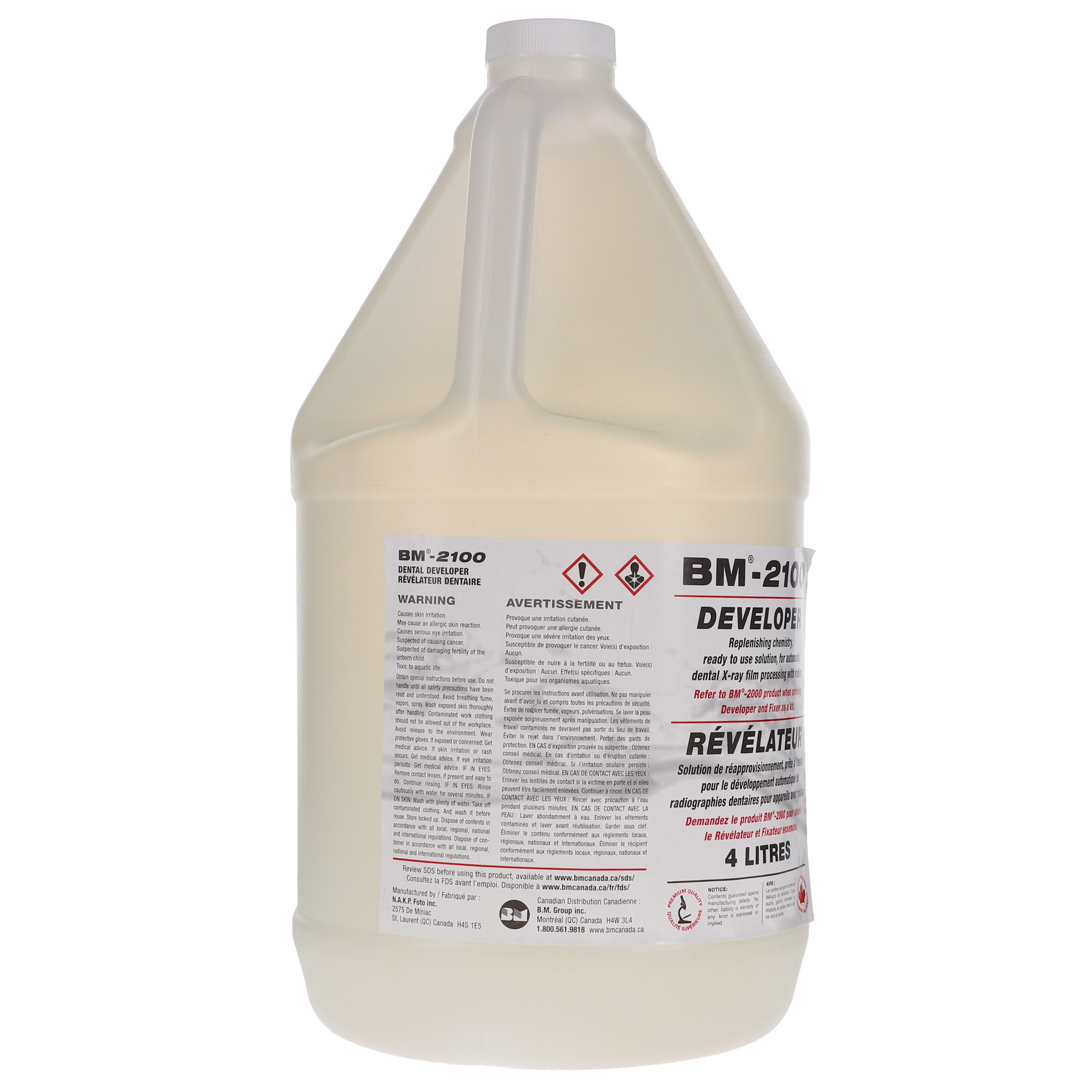 BM-2100 Developers, 4 L, 1/Pk, BM-2100 thumbnail 2