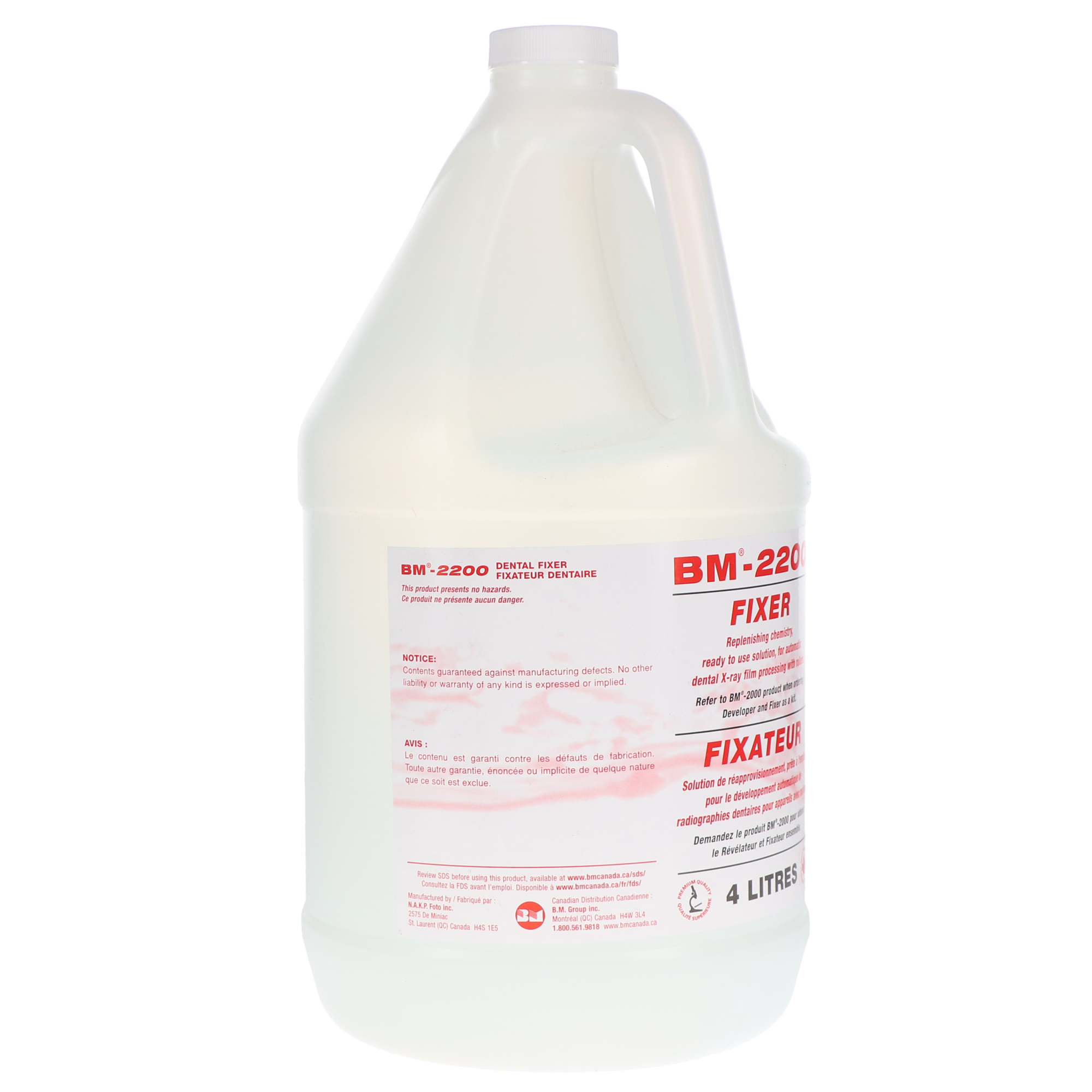 BM-2200 Fixers, 4 L, 1/Pk, BM-2200 thumbnail 4