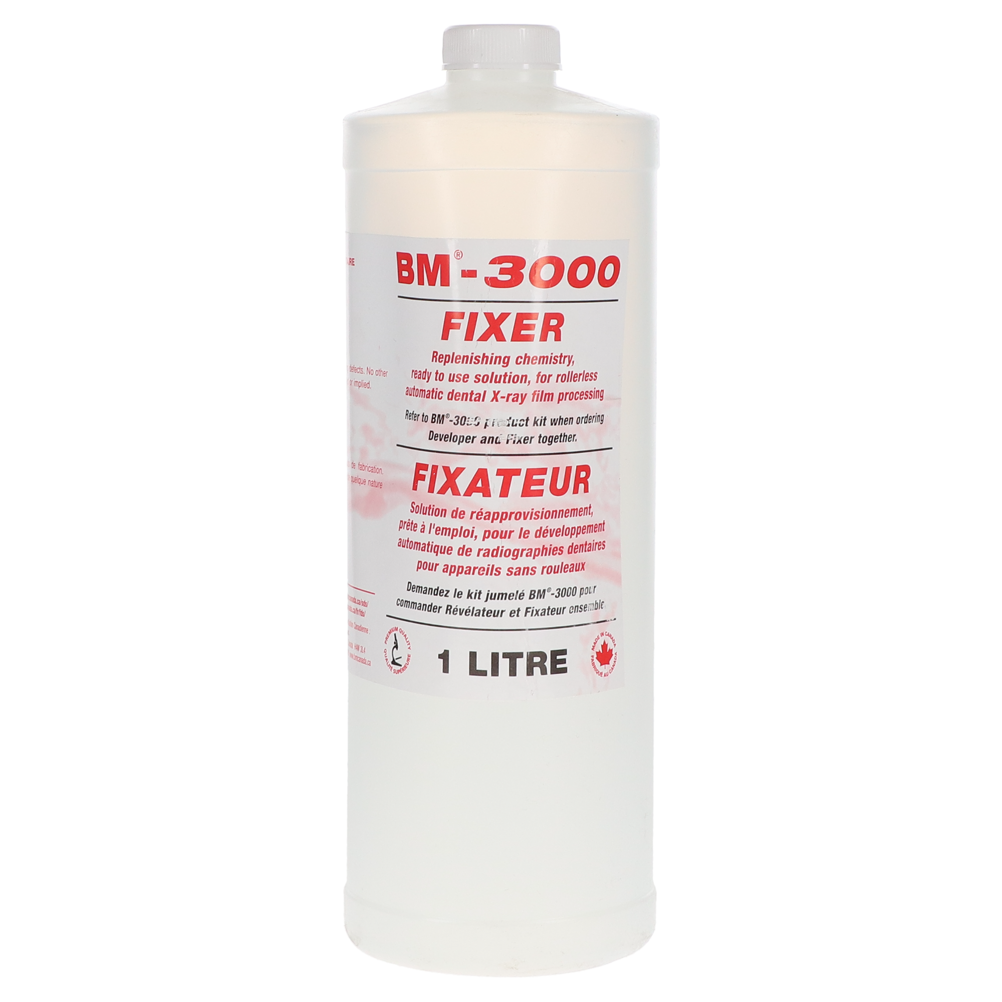 BM-3000 Peri-Pro Developer &amp; Fixer Solutions, 1 L, 3/Pk, BM-3000 thumbnail 2