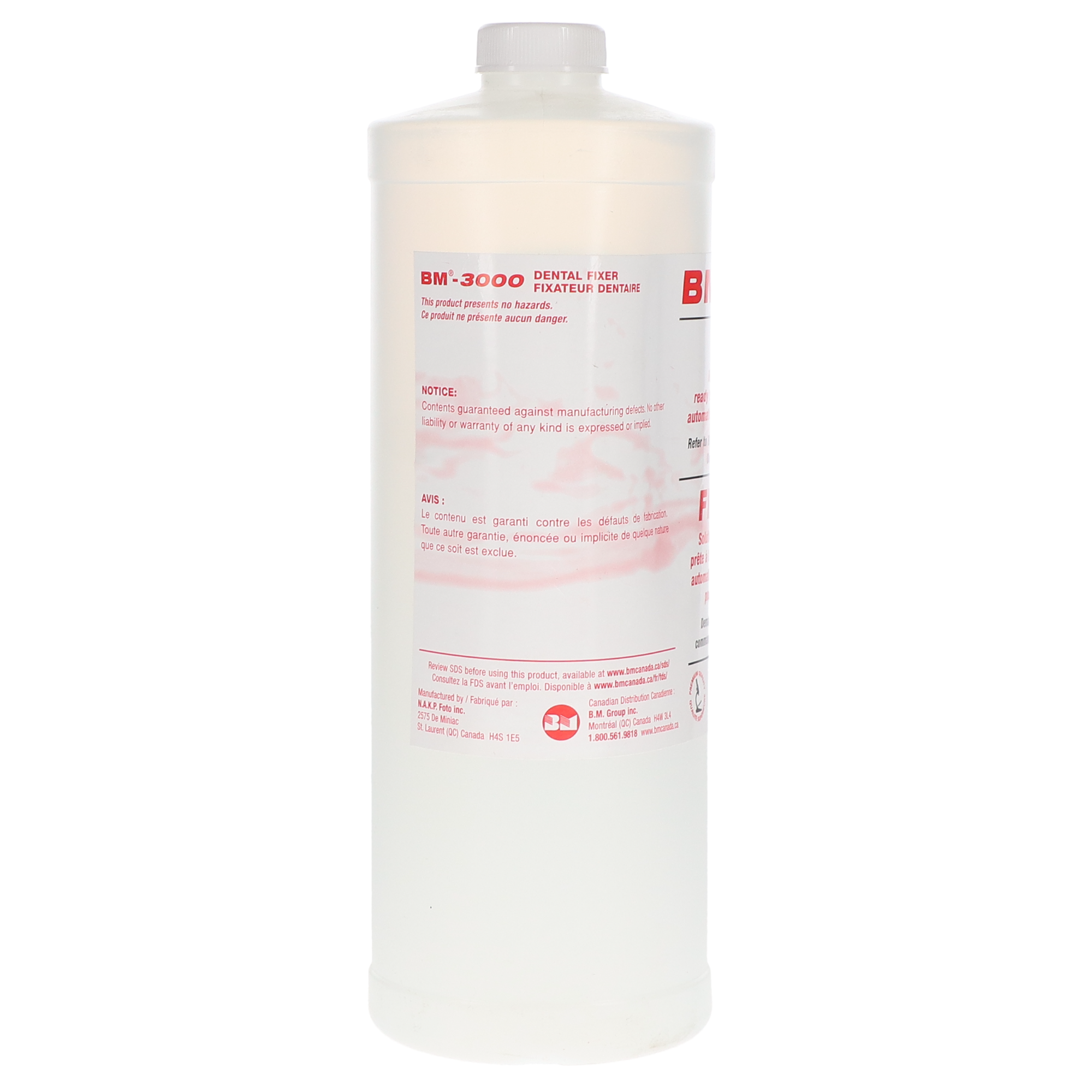 BM-3000 Peri-Pro Developer &amp; Fixer Solutions, 1 L, 3/Pk, BM-3000 thumbnail 3