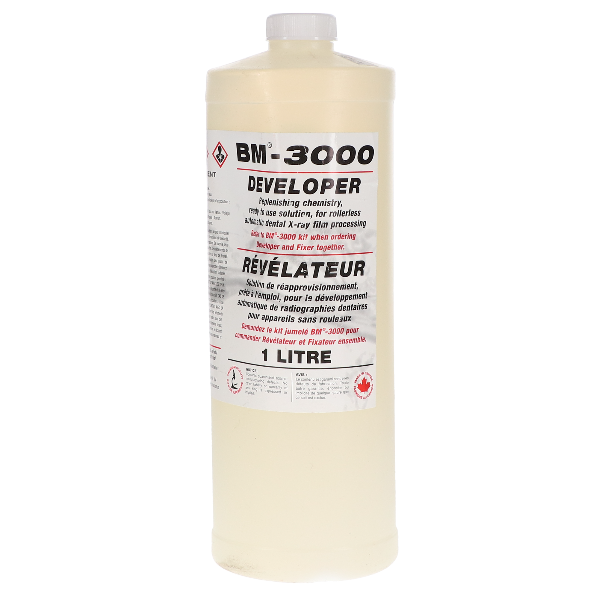 BM-3000 Peri-Pro Developer &amp; Fixer Solutions, 1 L, 3/Pk, BM-3000 thumbnail 4